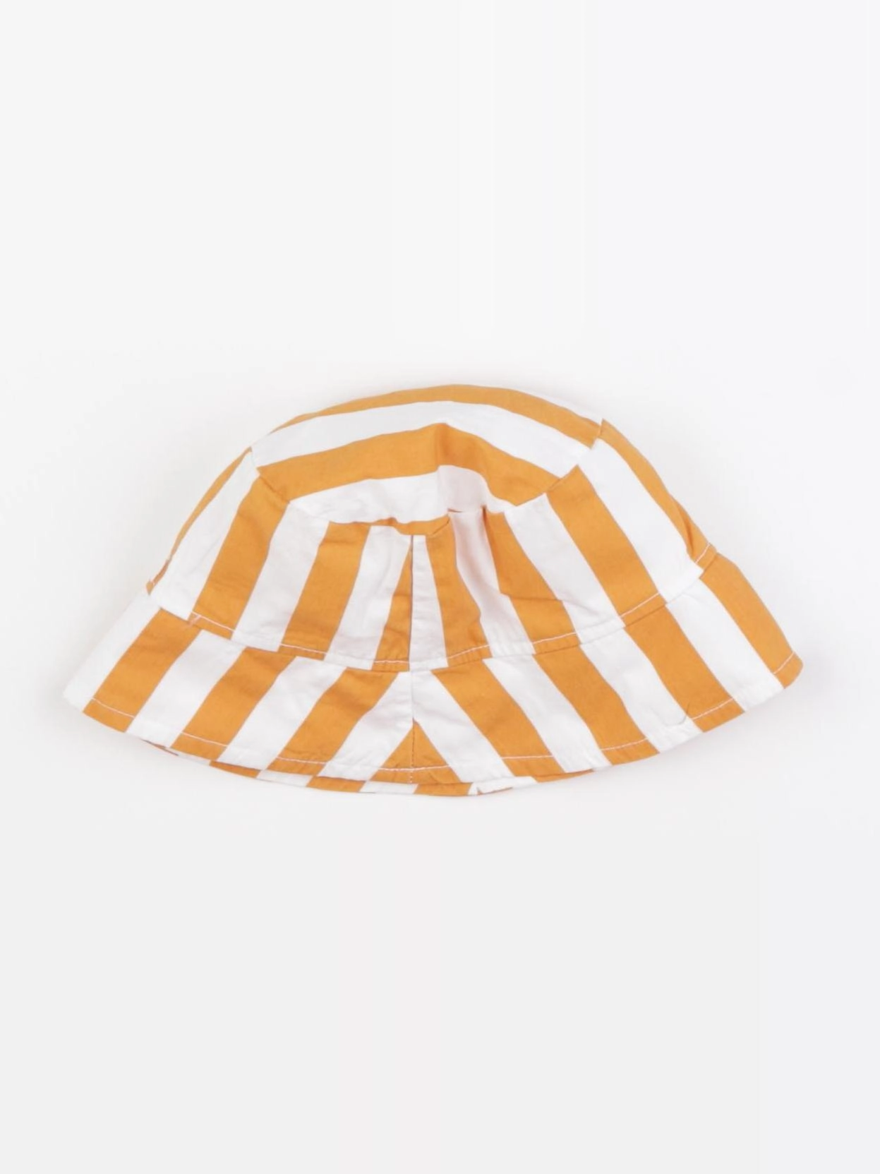 Buho - chapeau orange, blanc - 6/8 ans