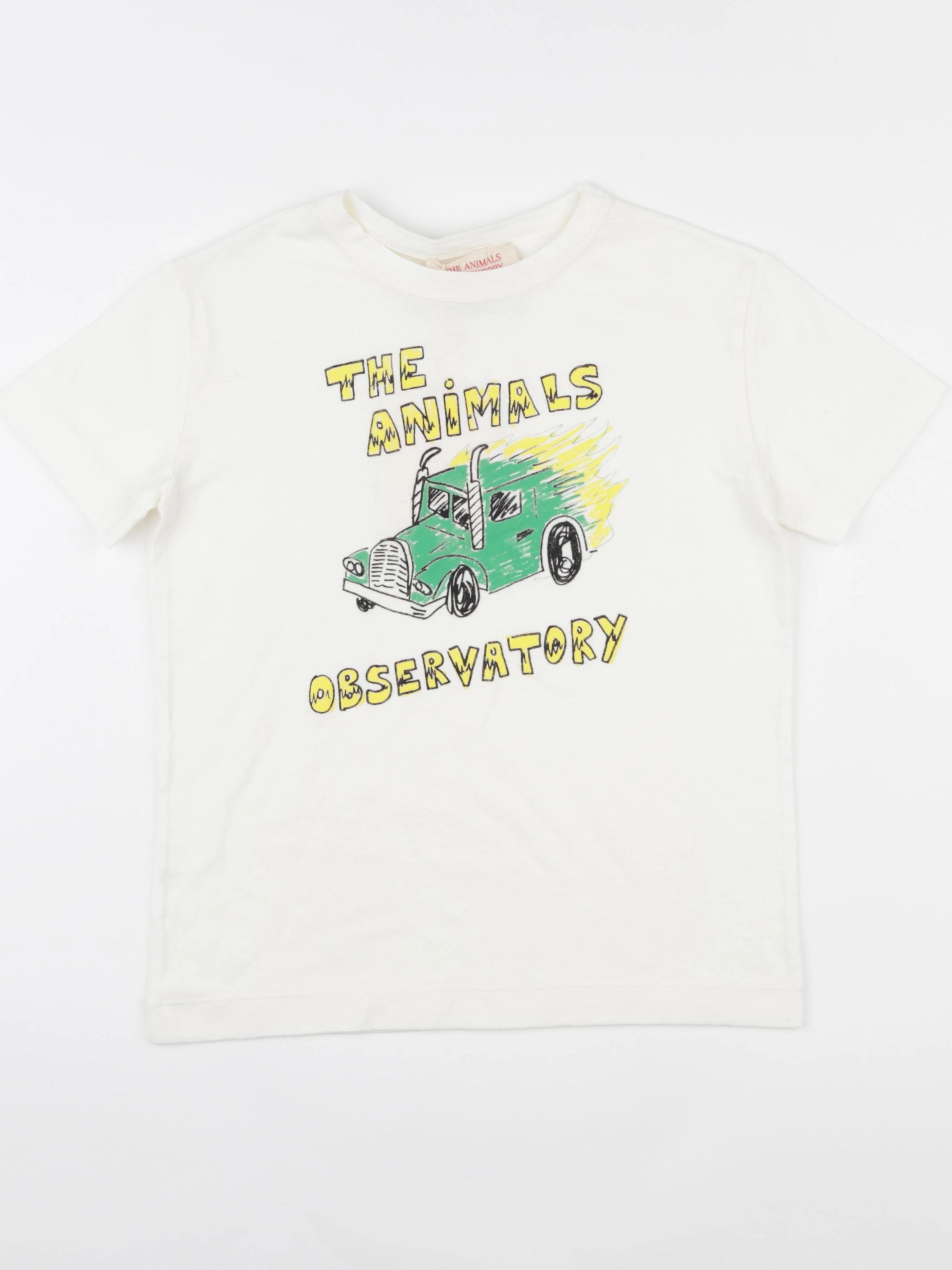 The animals observatory - tee-shirt beige - 8 ans