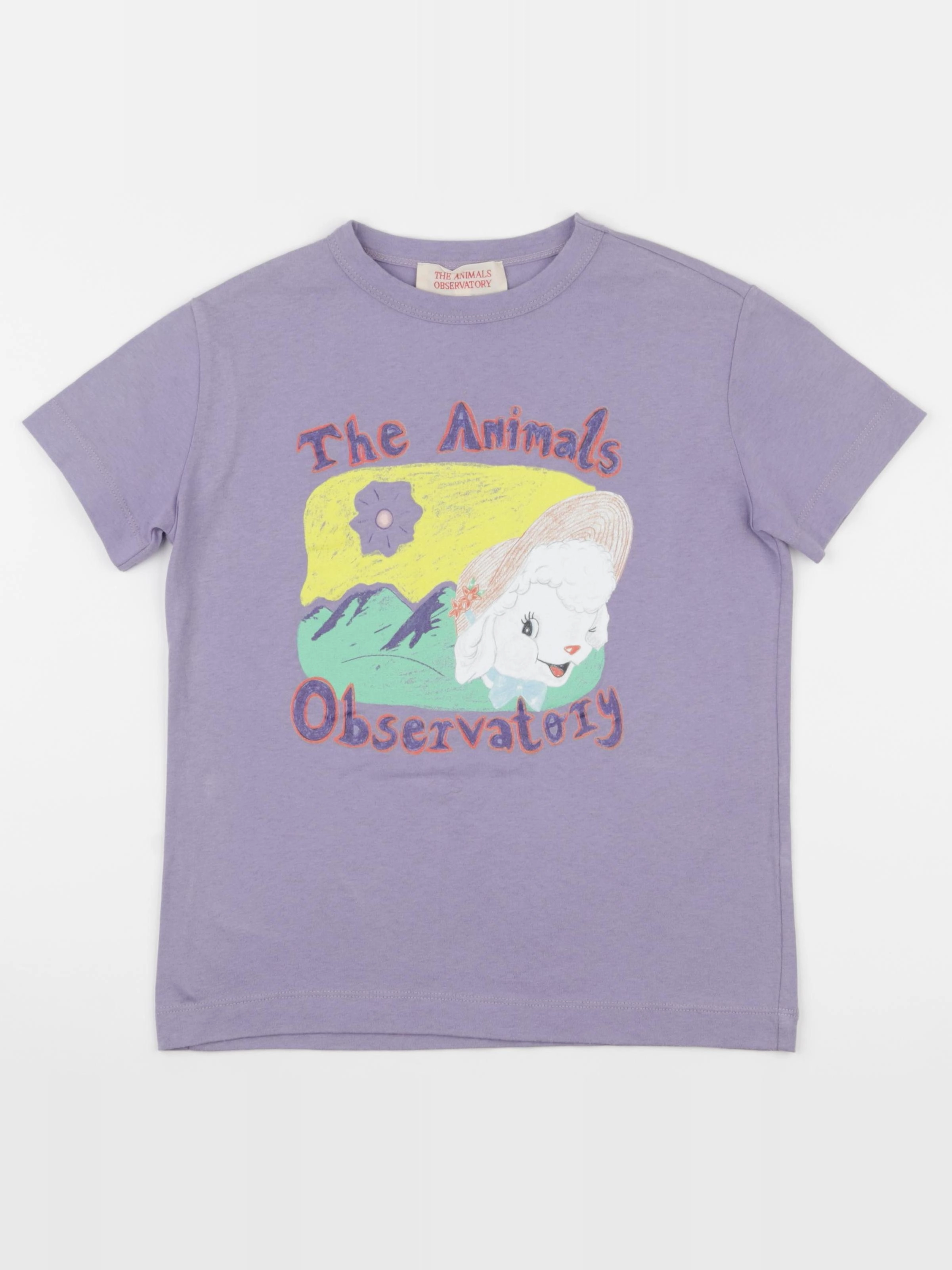 The animals observatory - tee-shirt violet - 8 ans