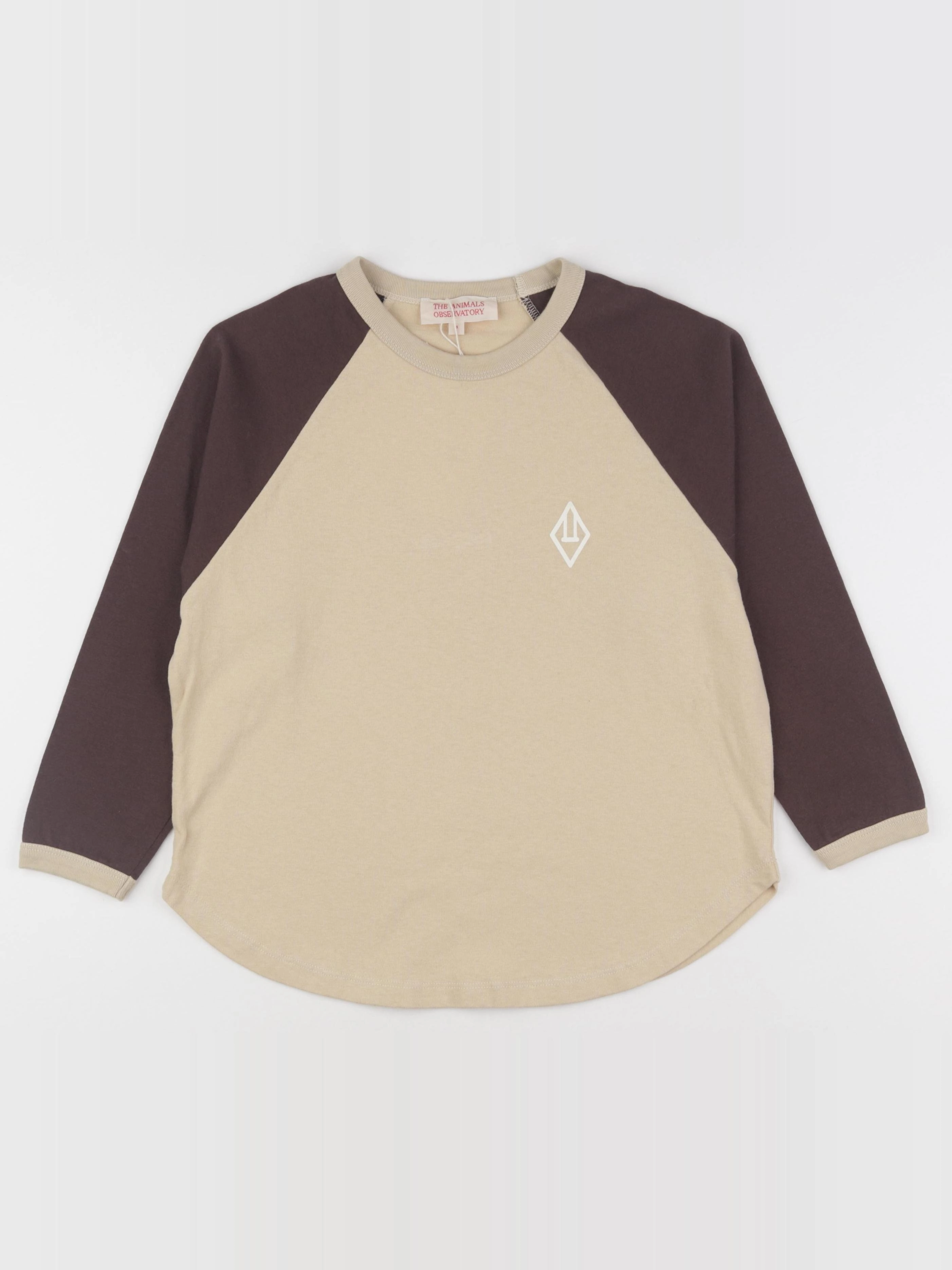The animals observatory - tee-shirt imprimé au dos marron, beige - 8 ans
