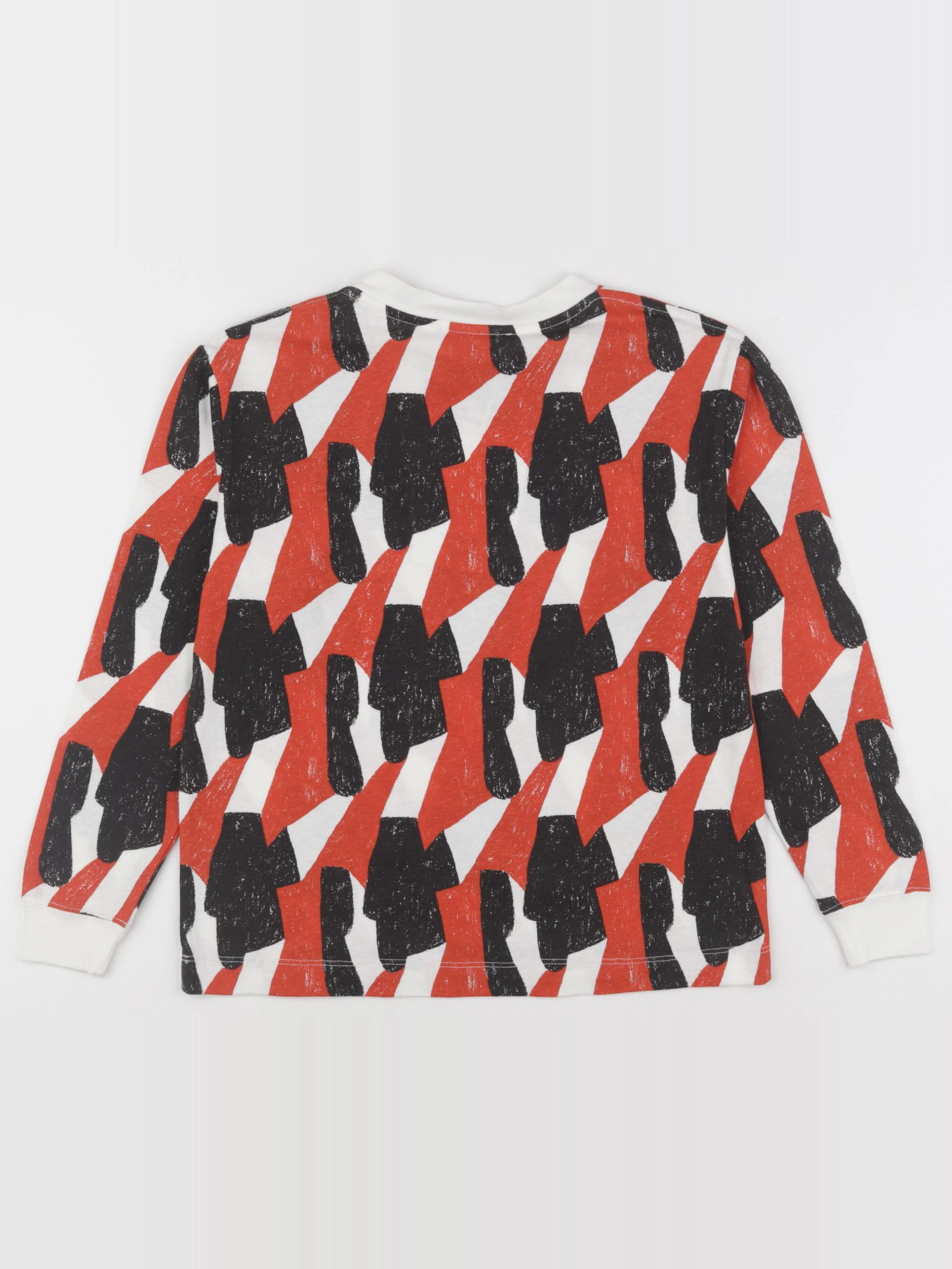 The animals observatory - tee-shirt orange, noir - 8 ans