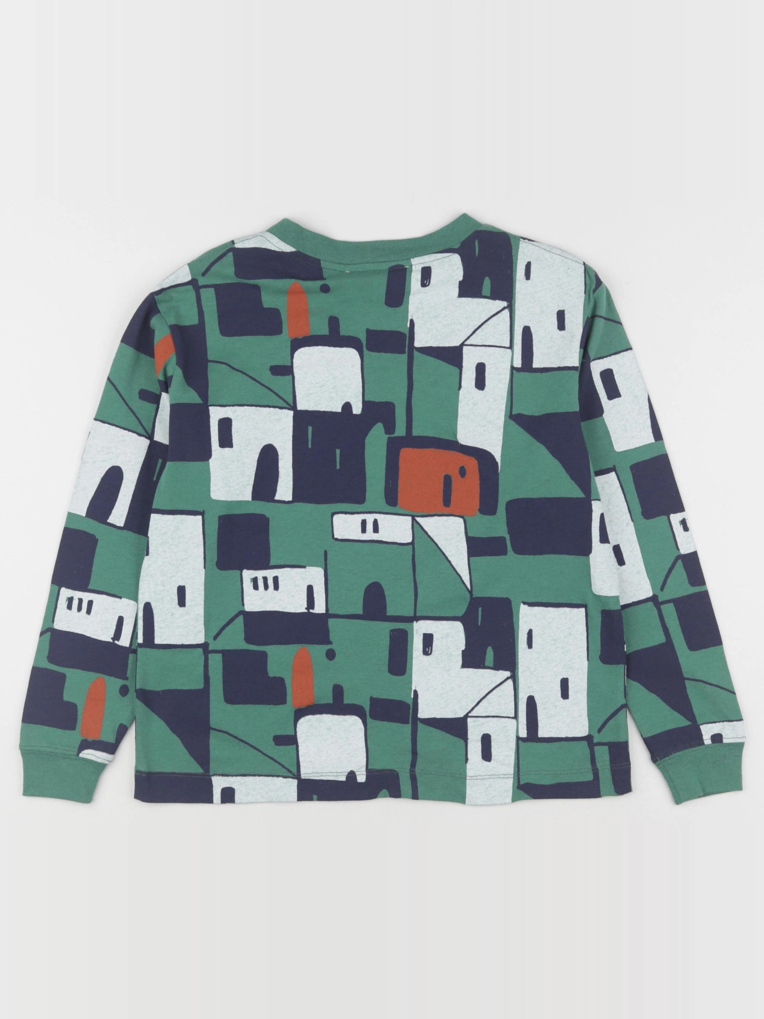 The animals observatory - tee-shirt vert, bleu - 8 ans