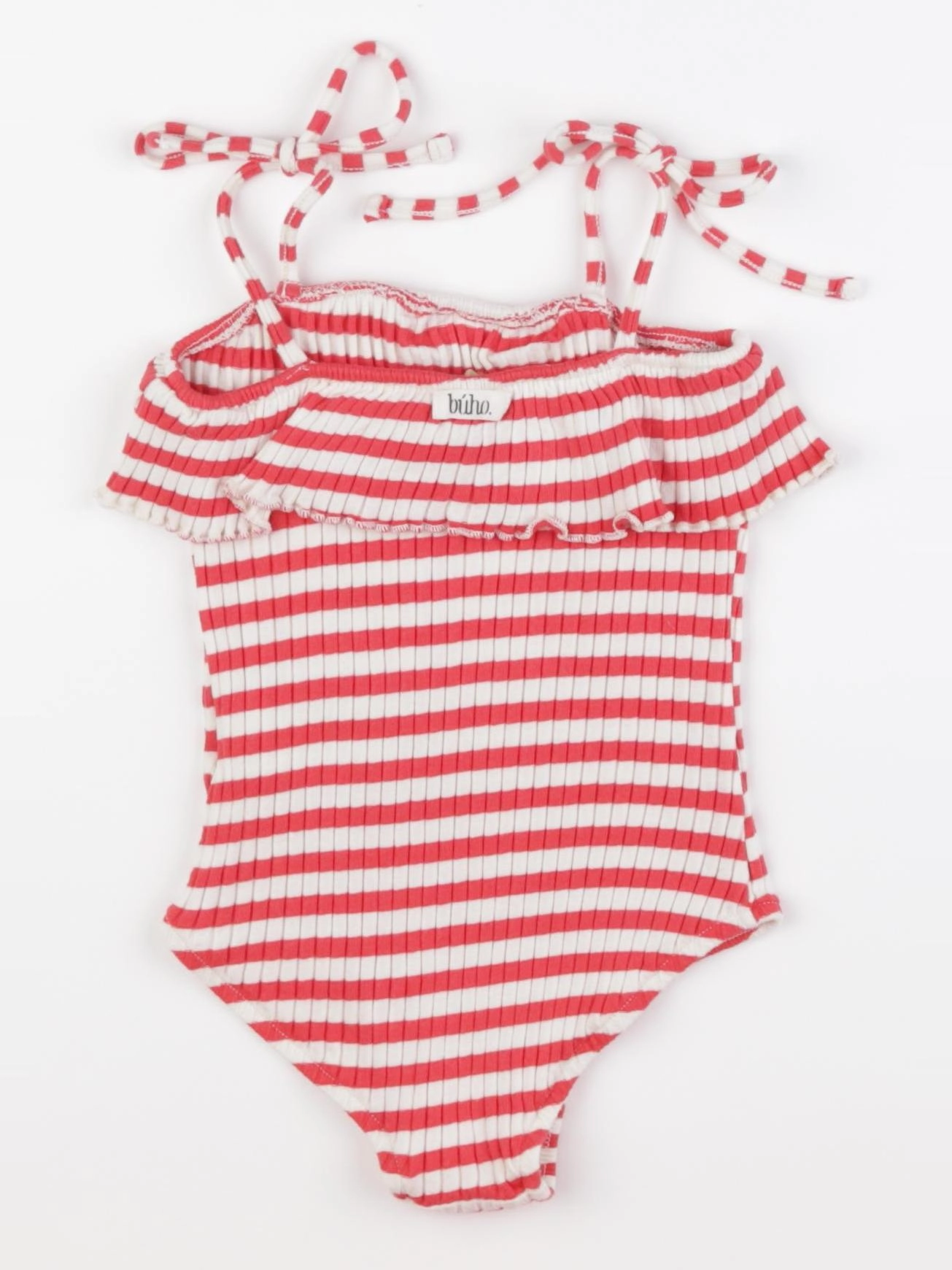 Buho - maillot de bain blanc, rouge - 4 ans