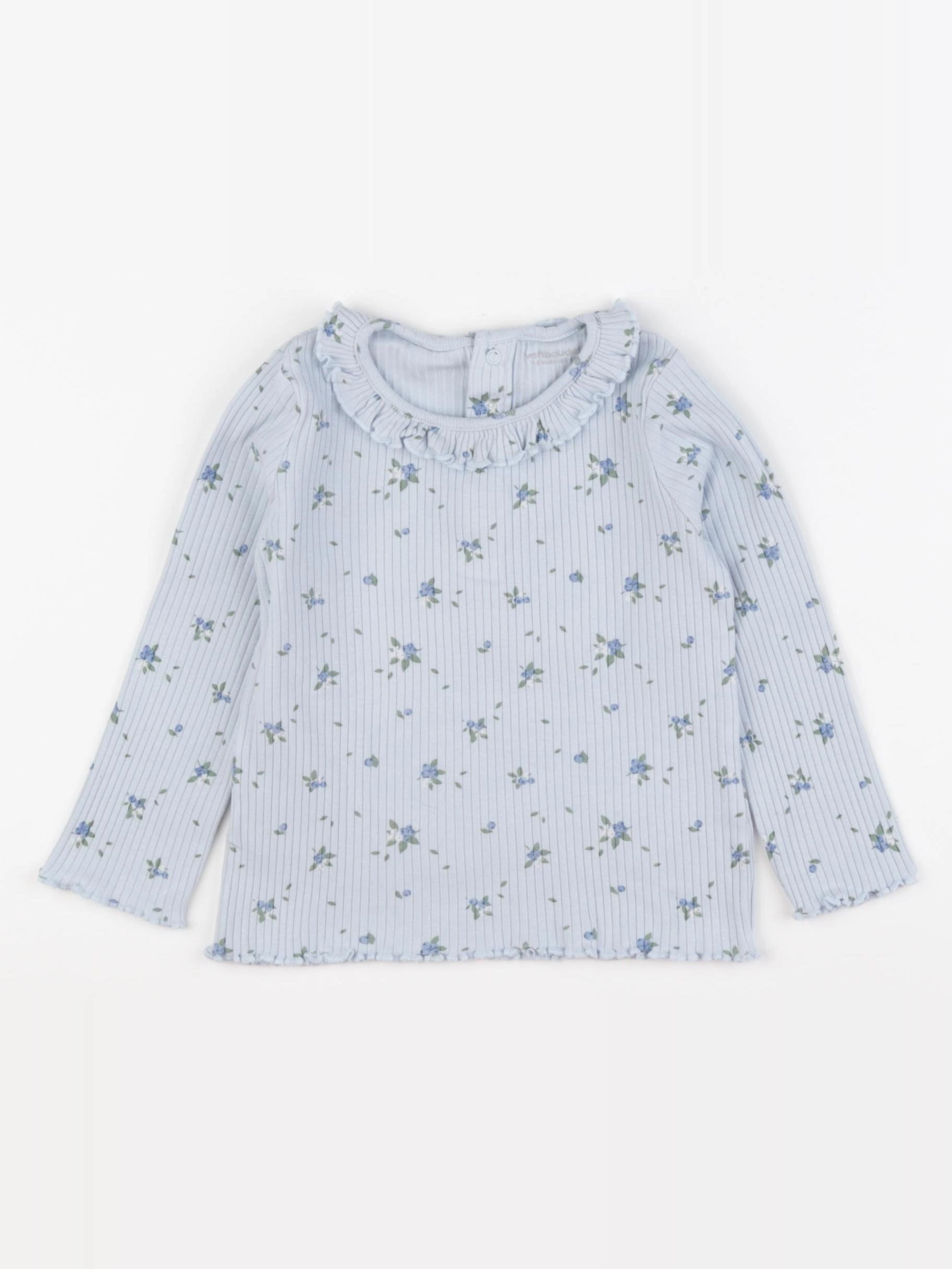 Vertbaudet - tee-shirt bleu - 18 mois