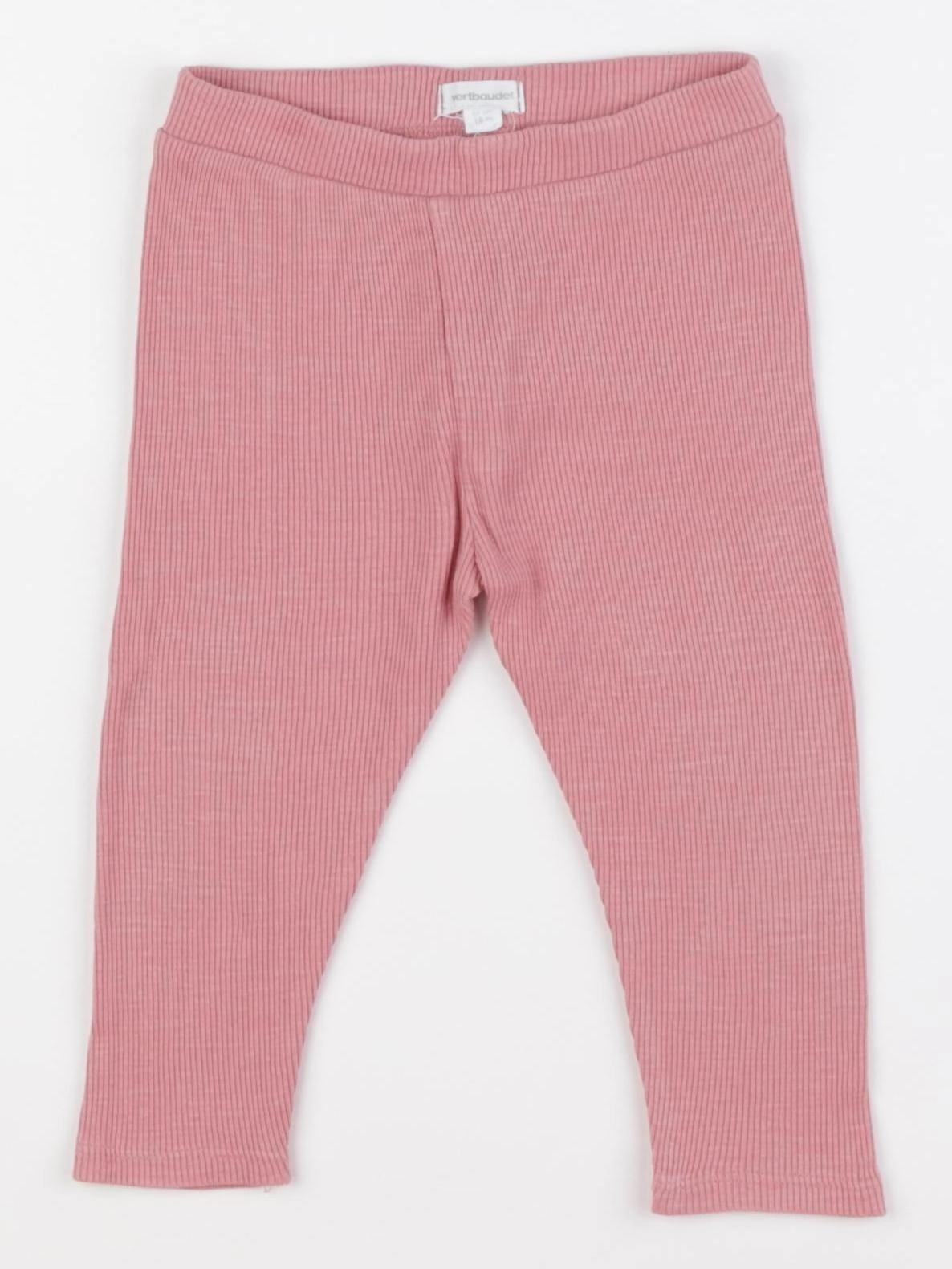 Vertbaudet - legging rose - 18 mois