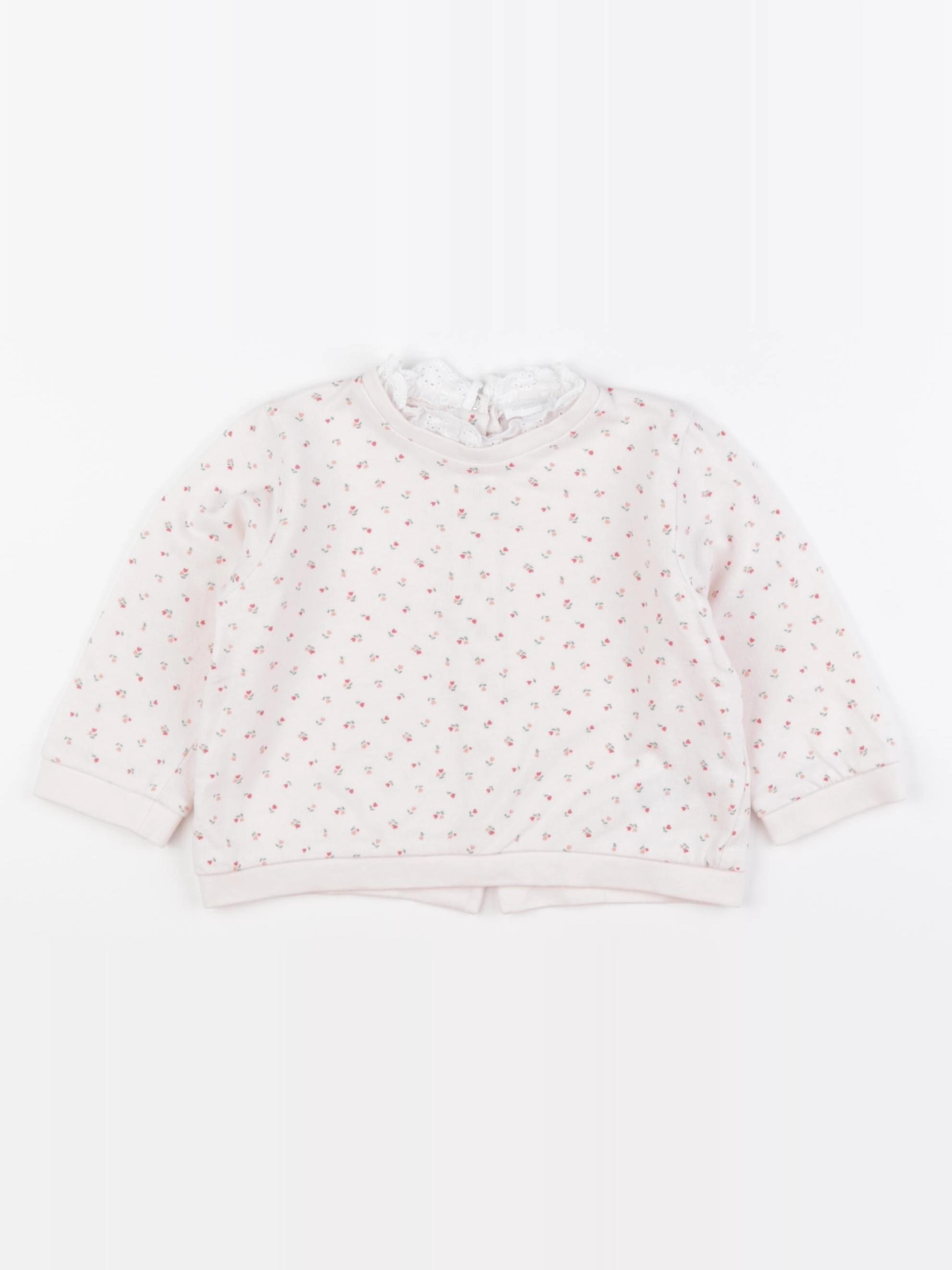 Vertbaudet - sweat rose - 18 mois