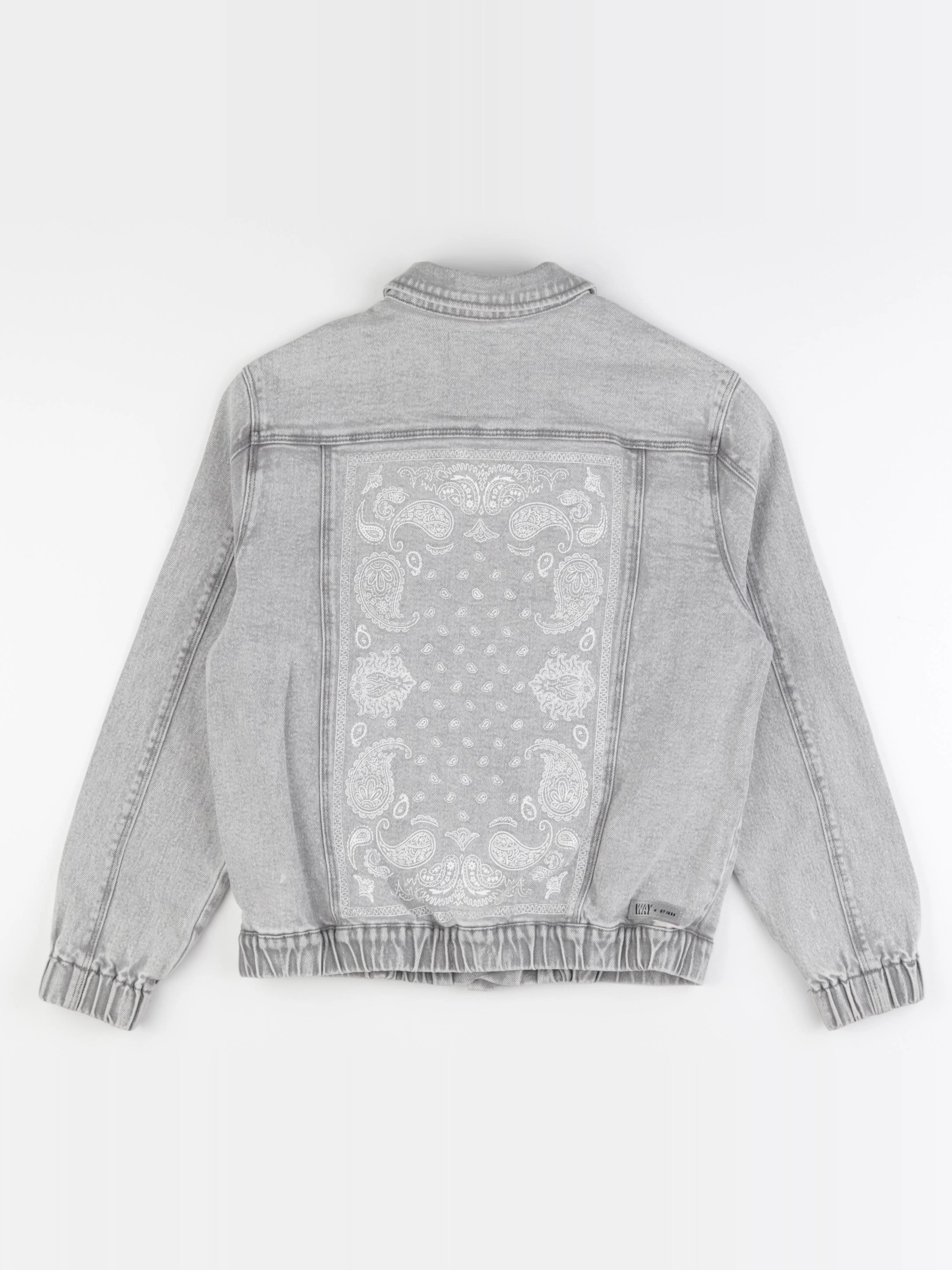IKKS - veste imprimé au dos gris - 12 ans