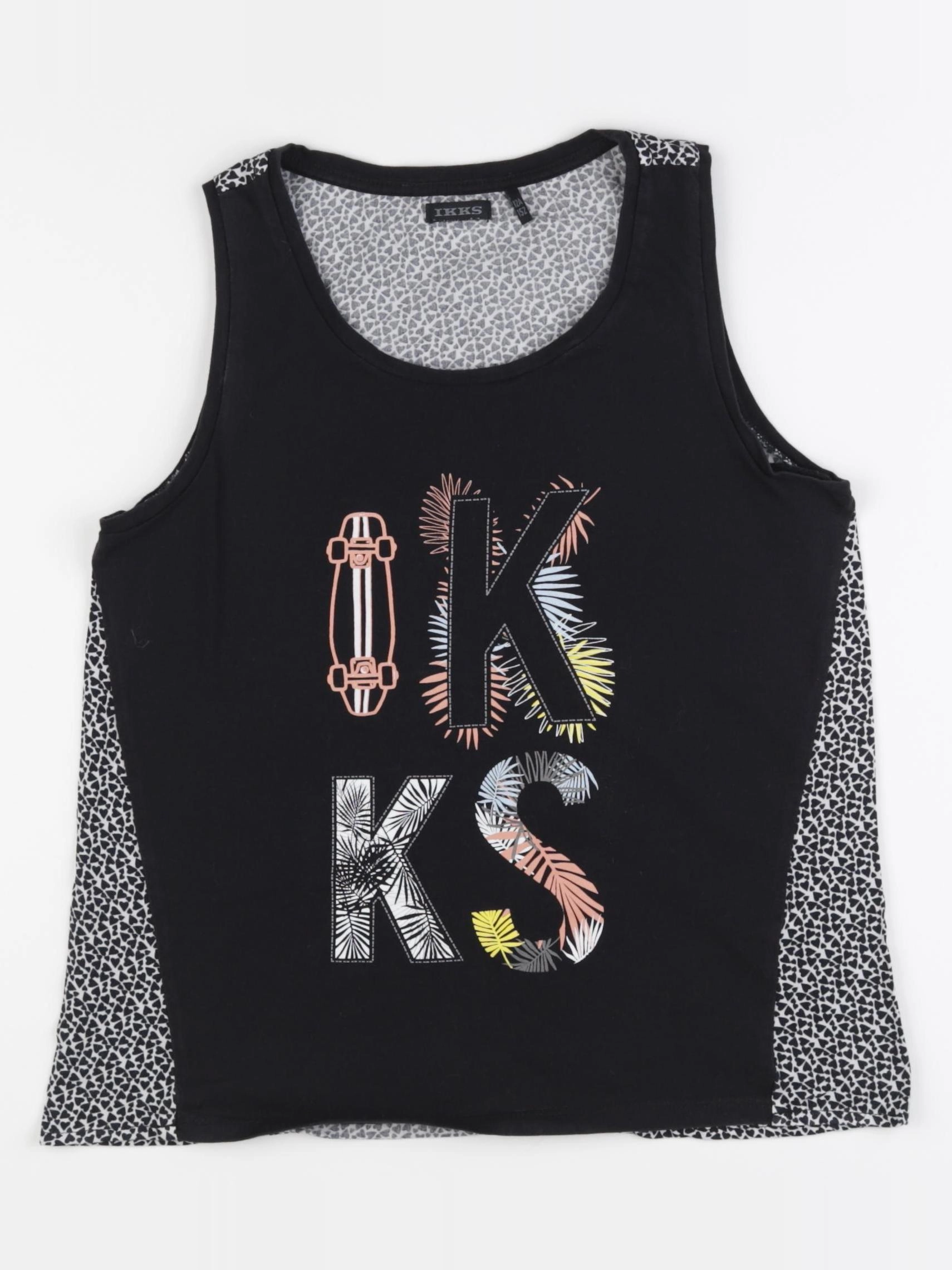 IKKS - débardeur noir - 12 ans