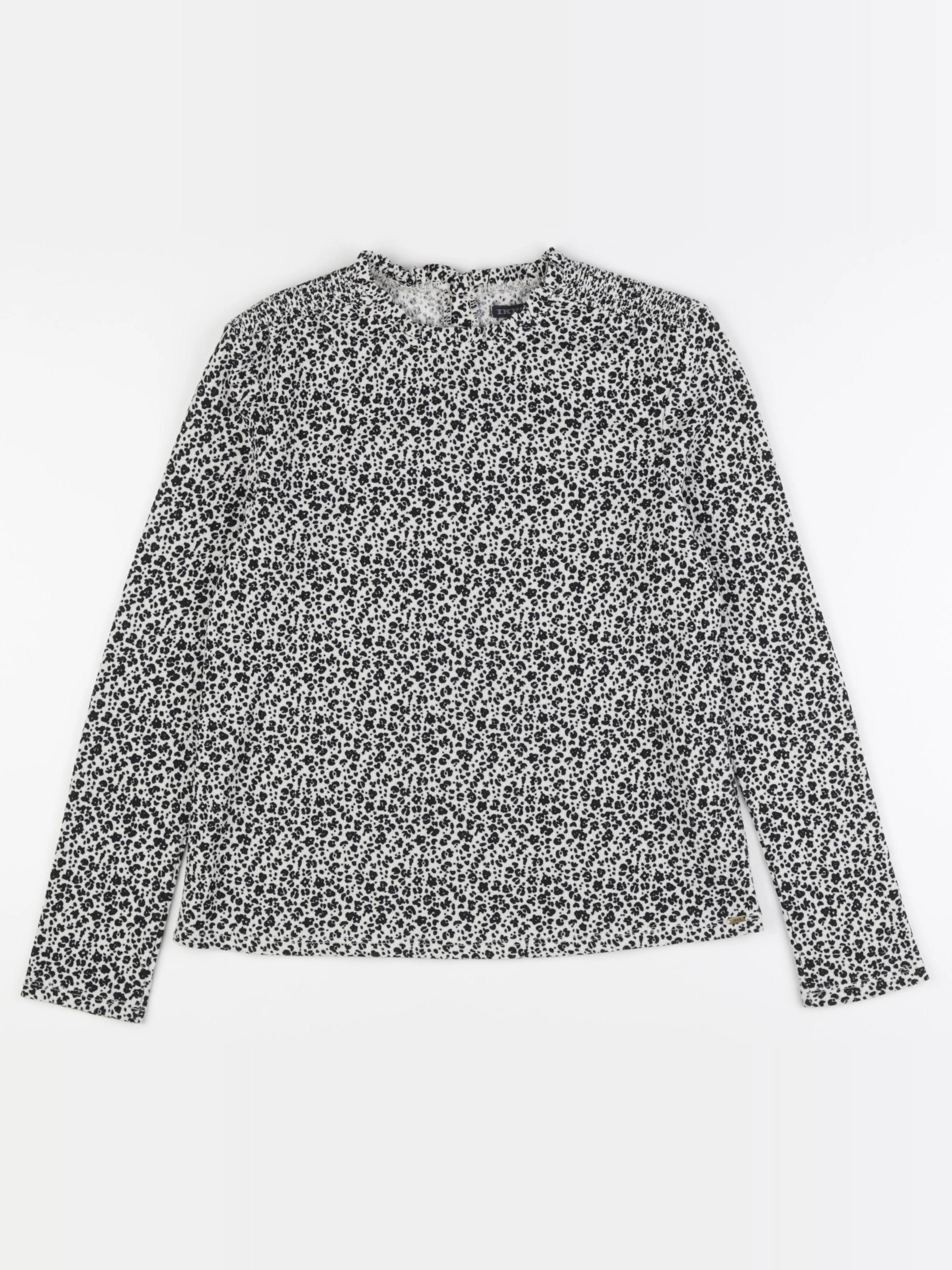 IKKS - blouse blanc, noir - 12 ans