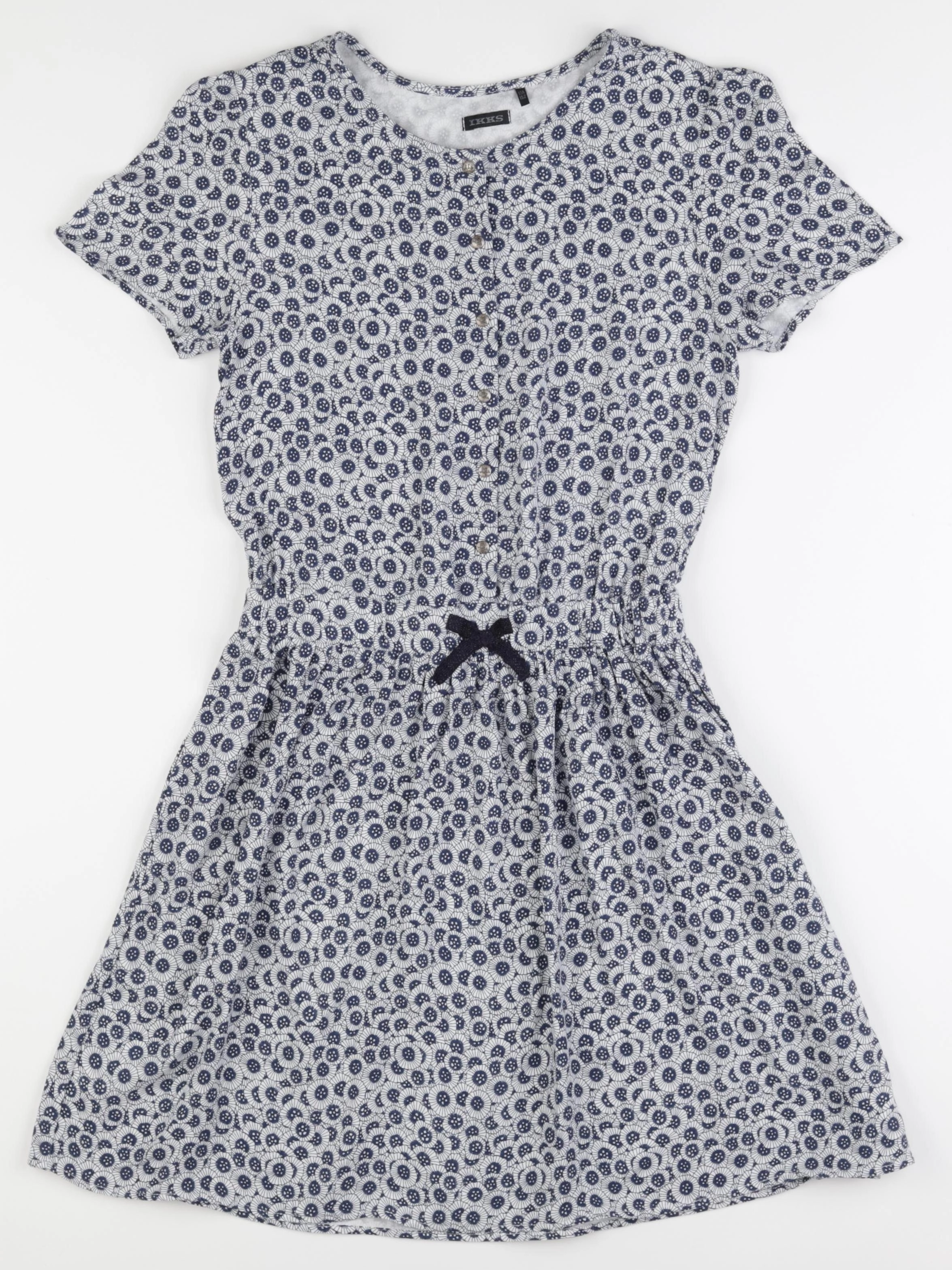 IKKS - robe bleu, blanc - 12 ans