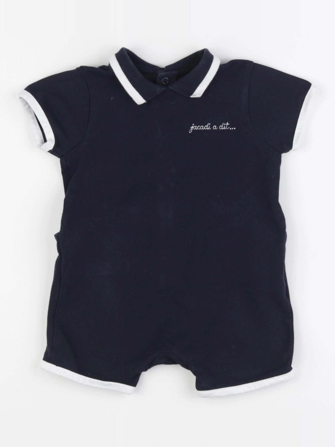 Jacadi - combinaison bleu - 12 mois
