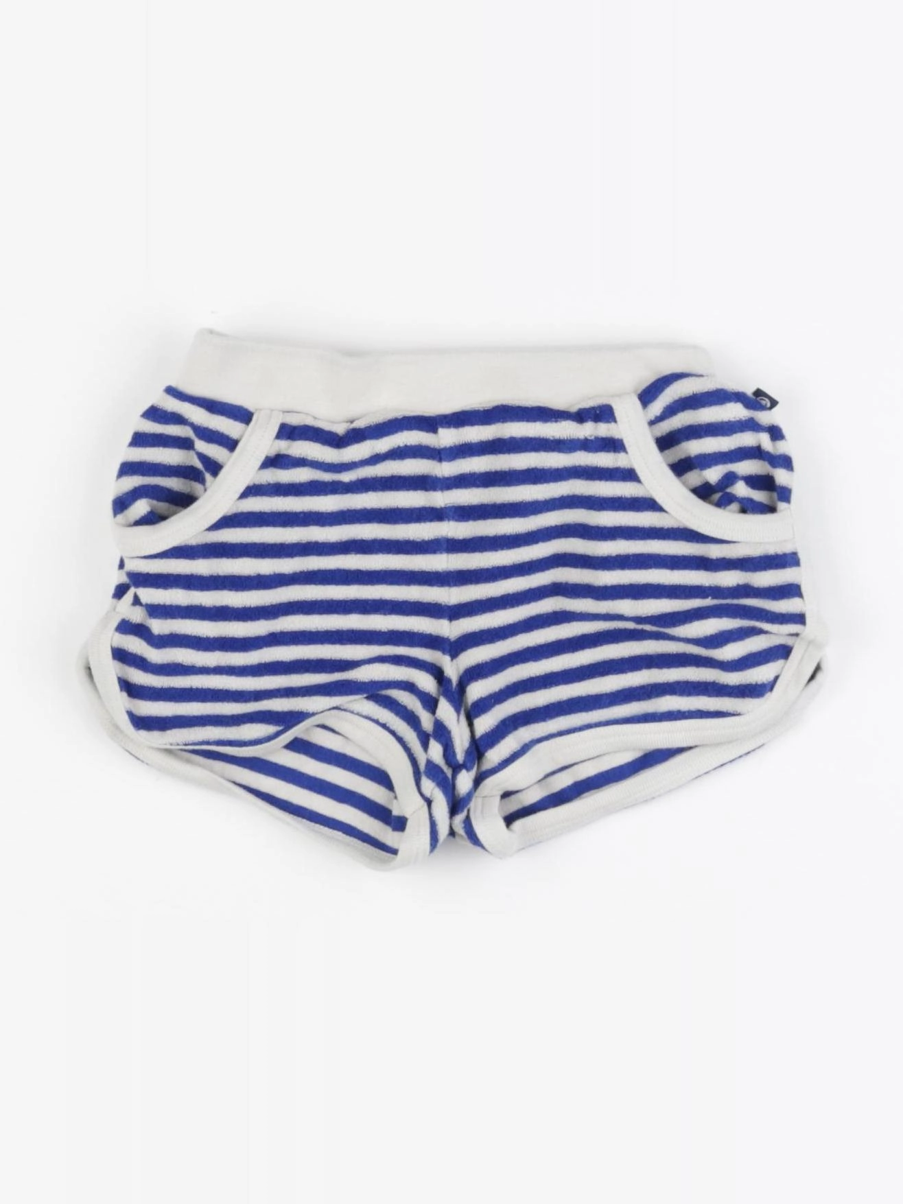 Petit Bateau - short bleu, blanc - 4 ans