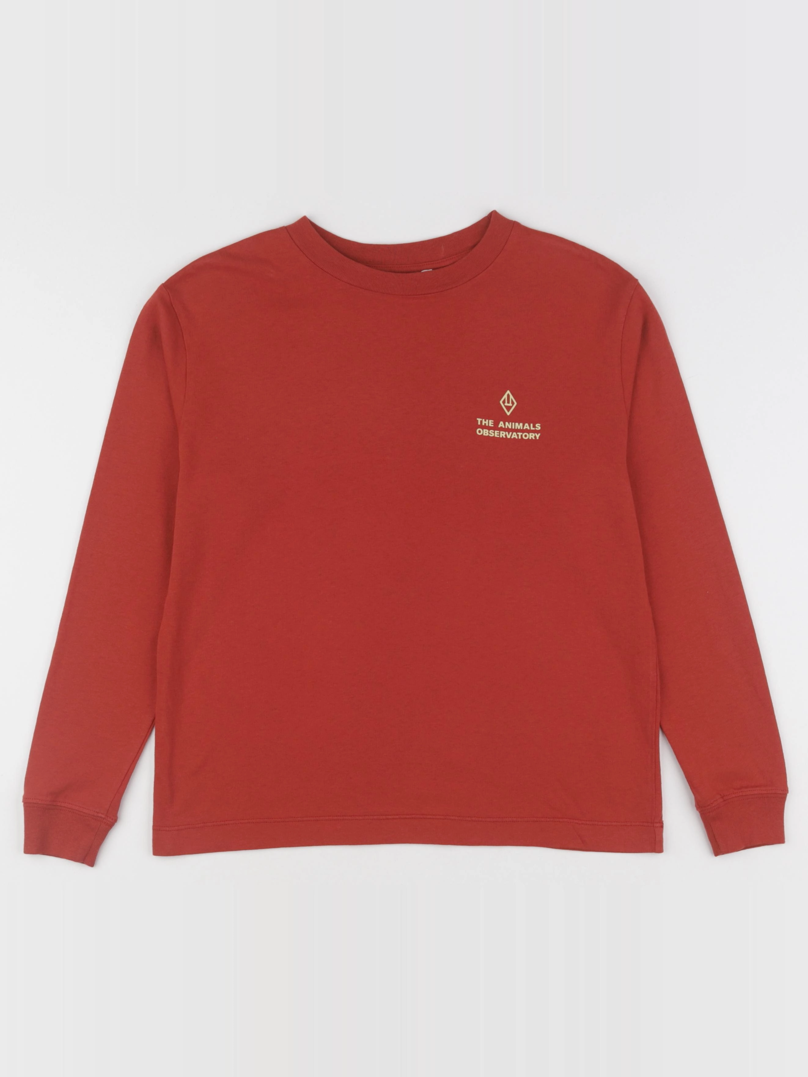 The animals observatory - tee-shirt orange - 8 ans