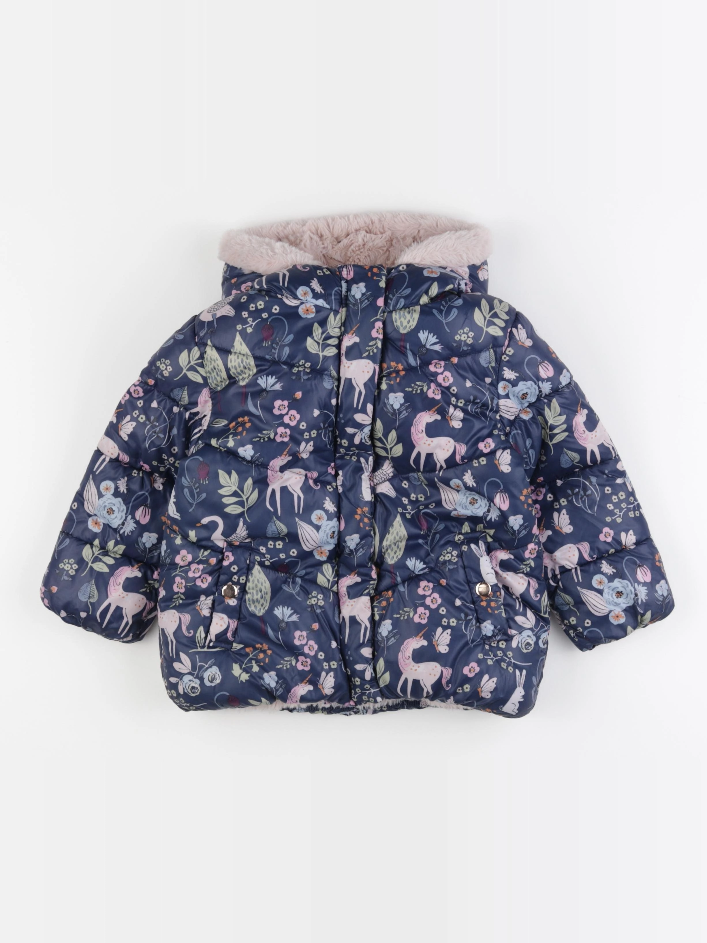 Next - doudoune bleu - 2/3 ans