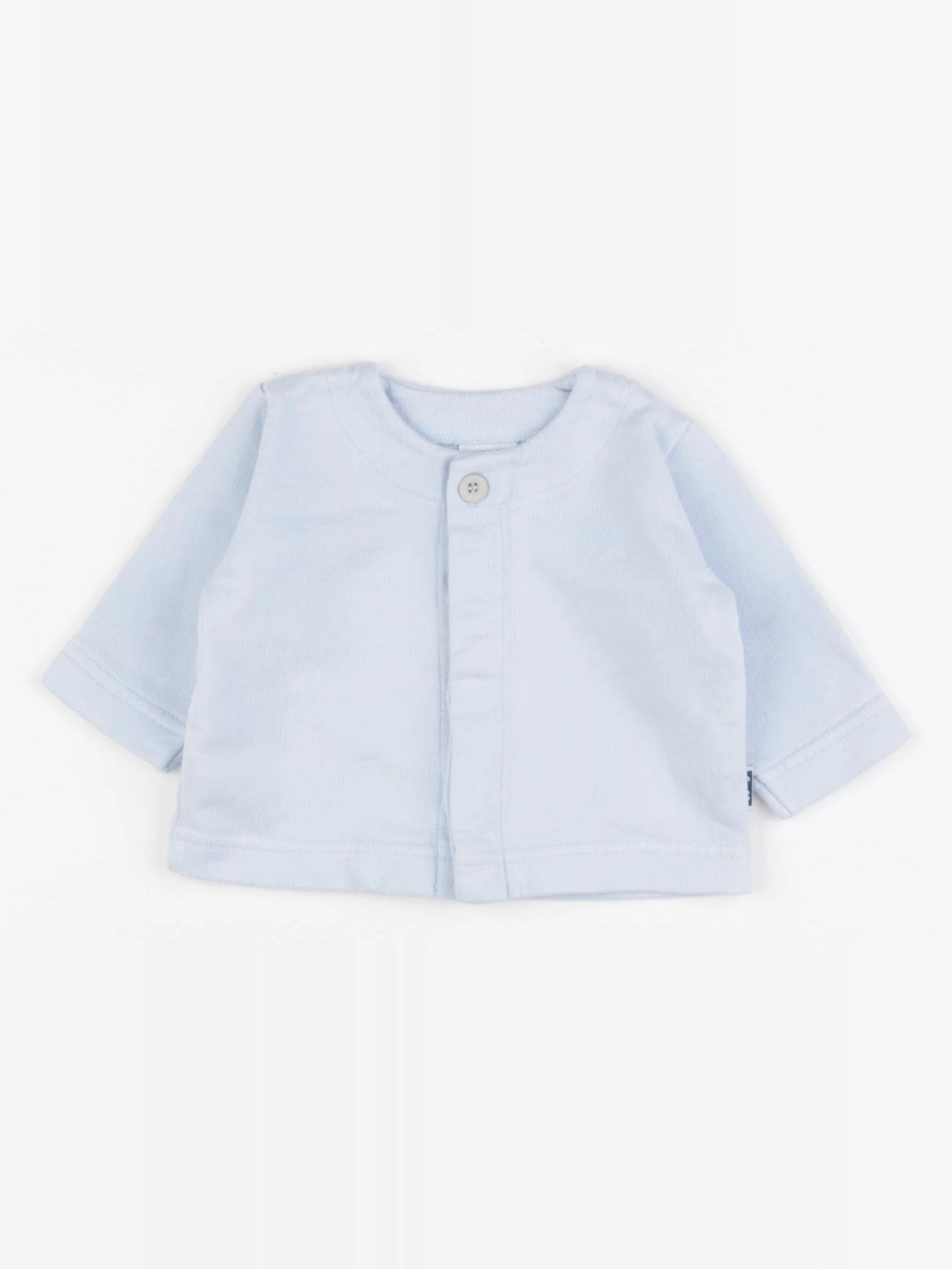 Petit Bateau - sweat bleu - 3 mois