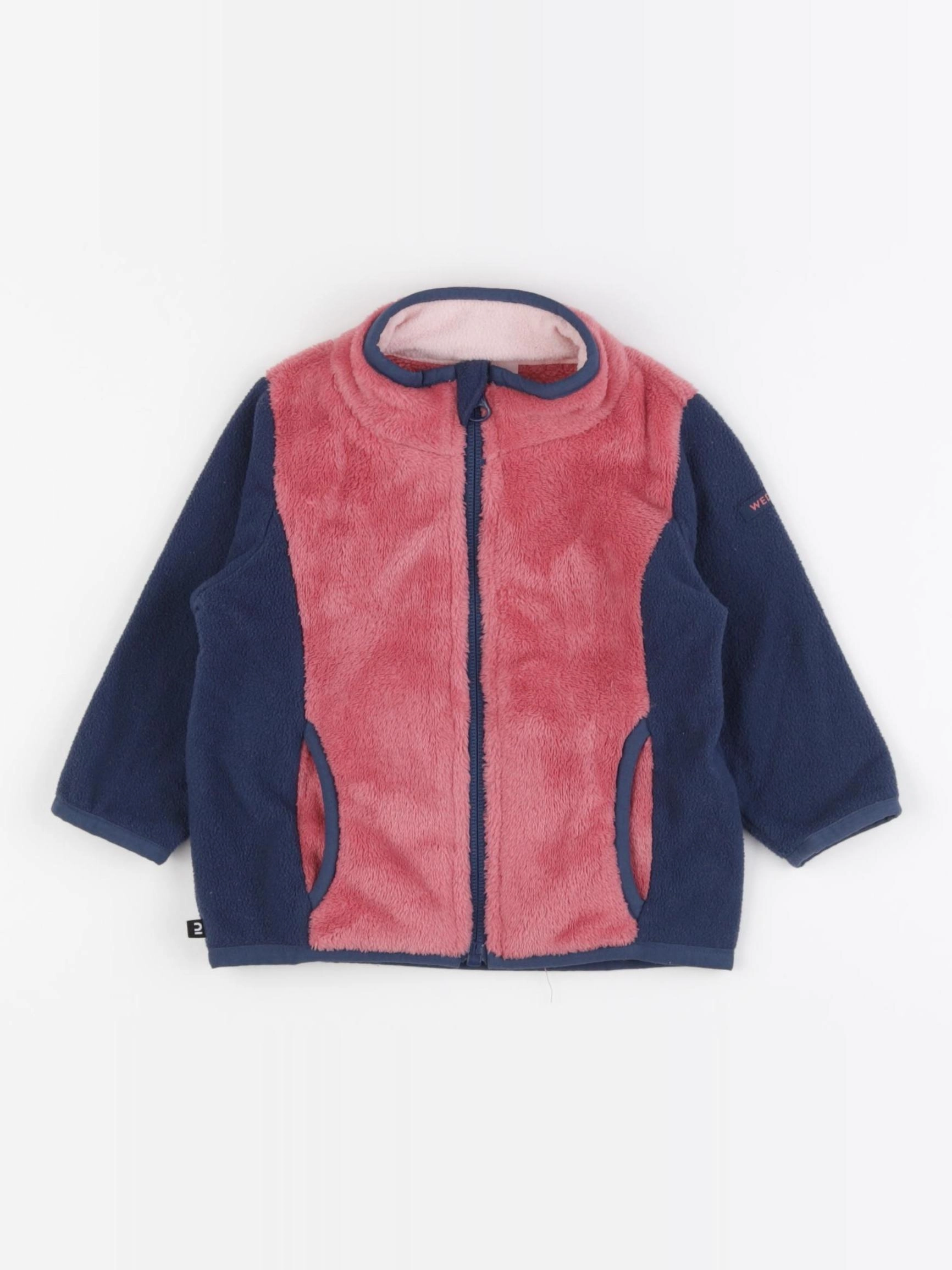 Decathlon ski - polaire bleu, rose - 12 mois