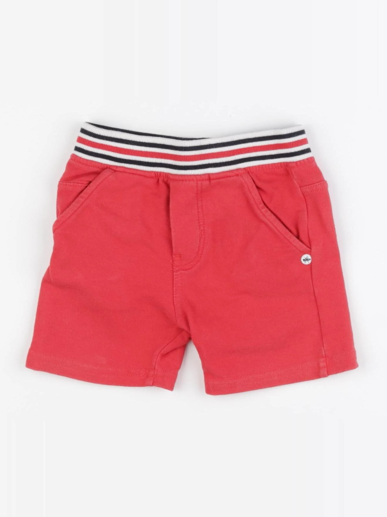 IKKS - short rouge - 18 mois