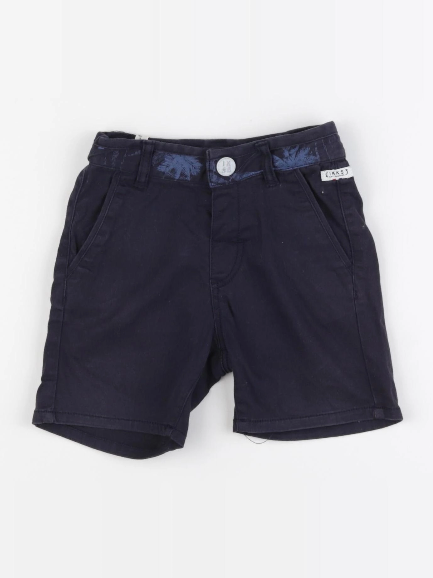 IKKS - short bleu - 18 mois