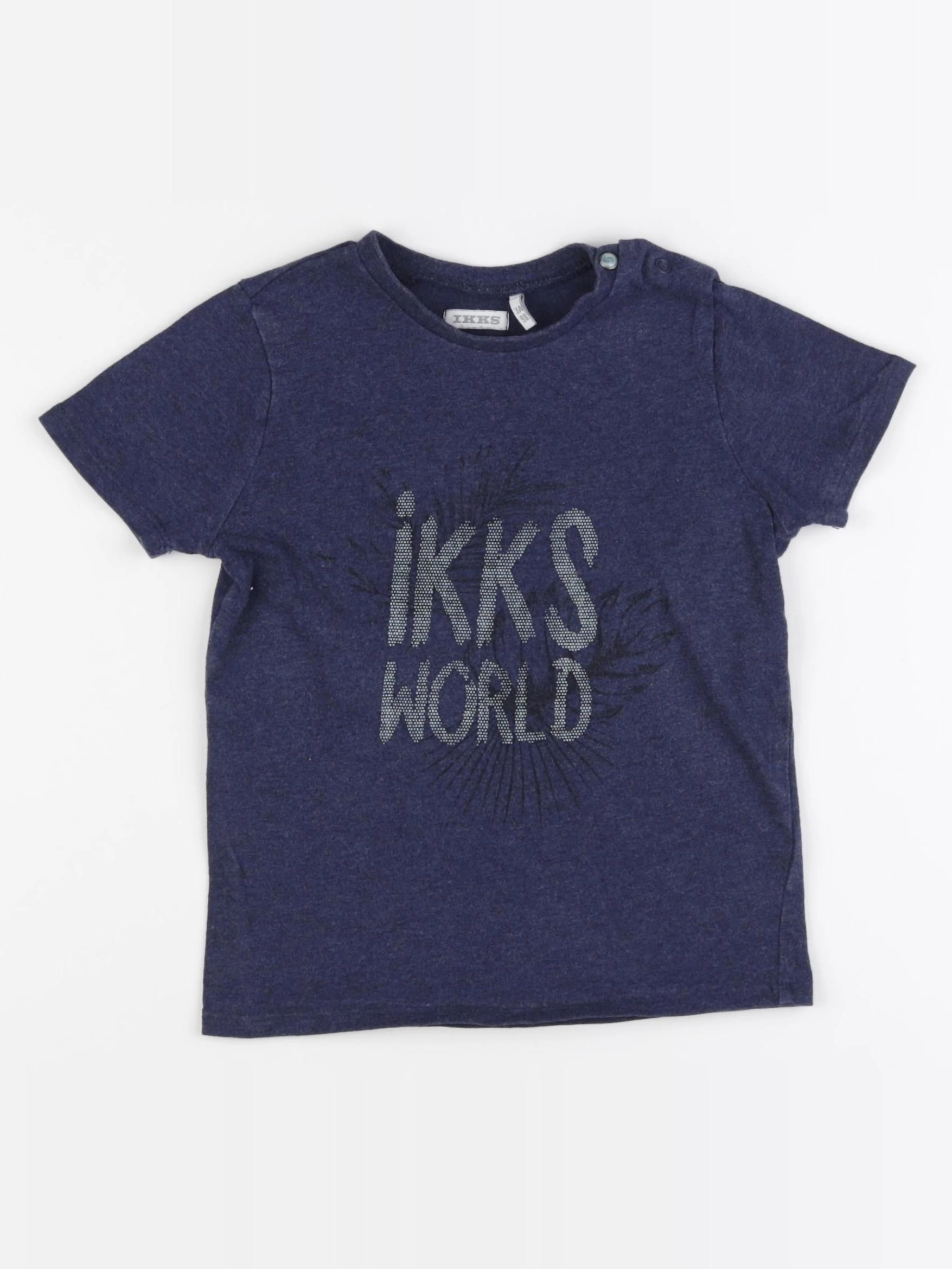 IKKS - tee-shirt bleu - 3 ans