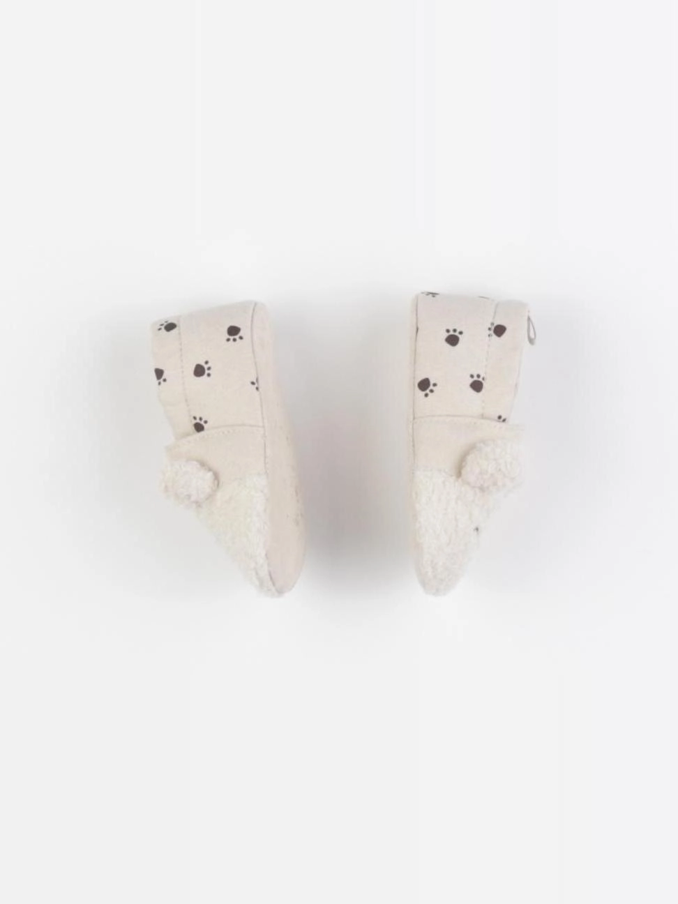 Vertbaudet - chaussons beige - pointure 18