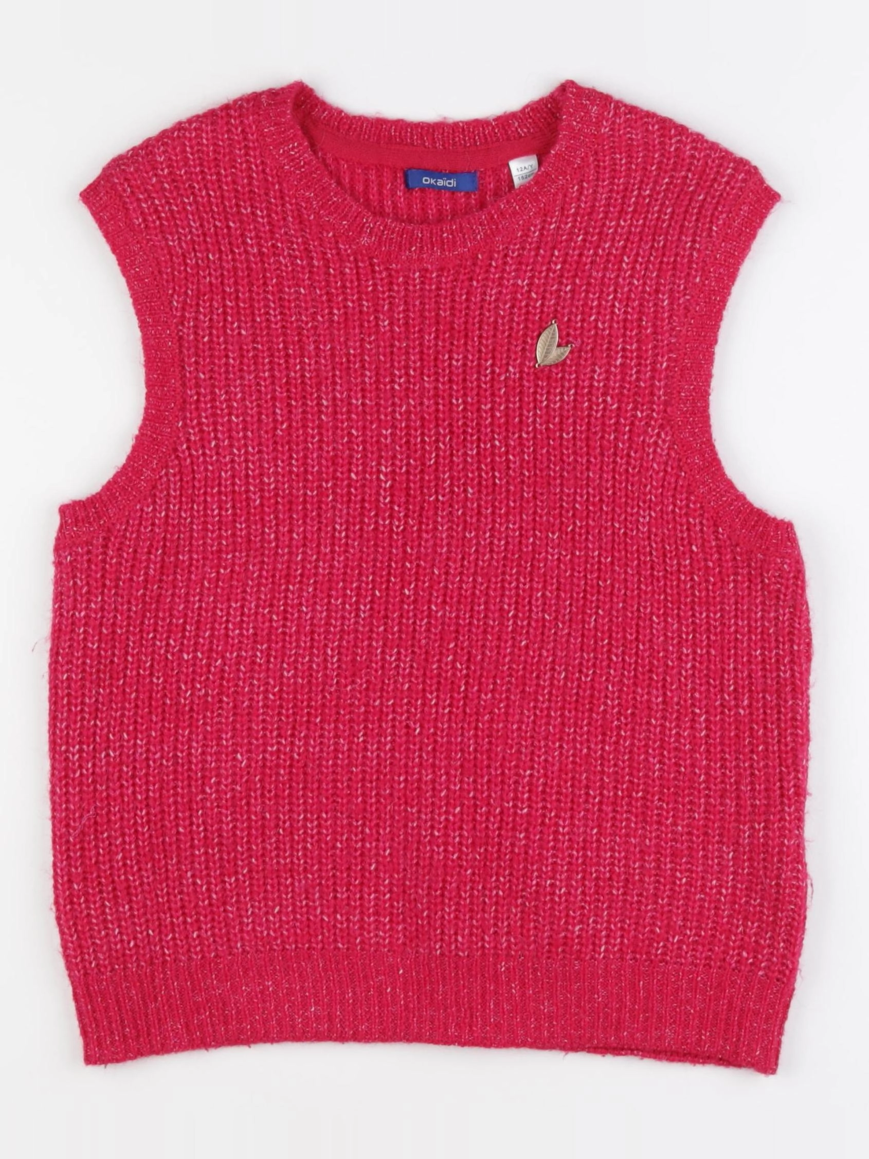 Okaidi - pull rose - 12 ans