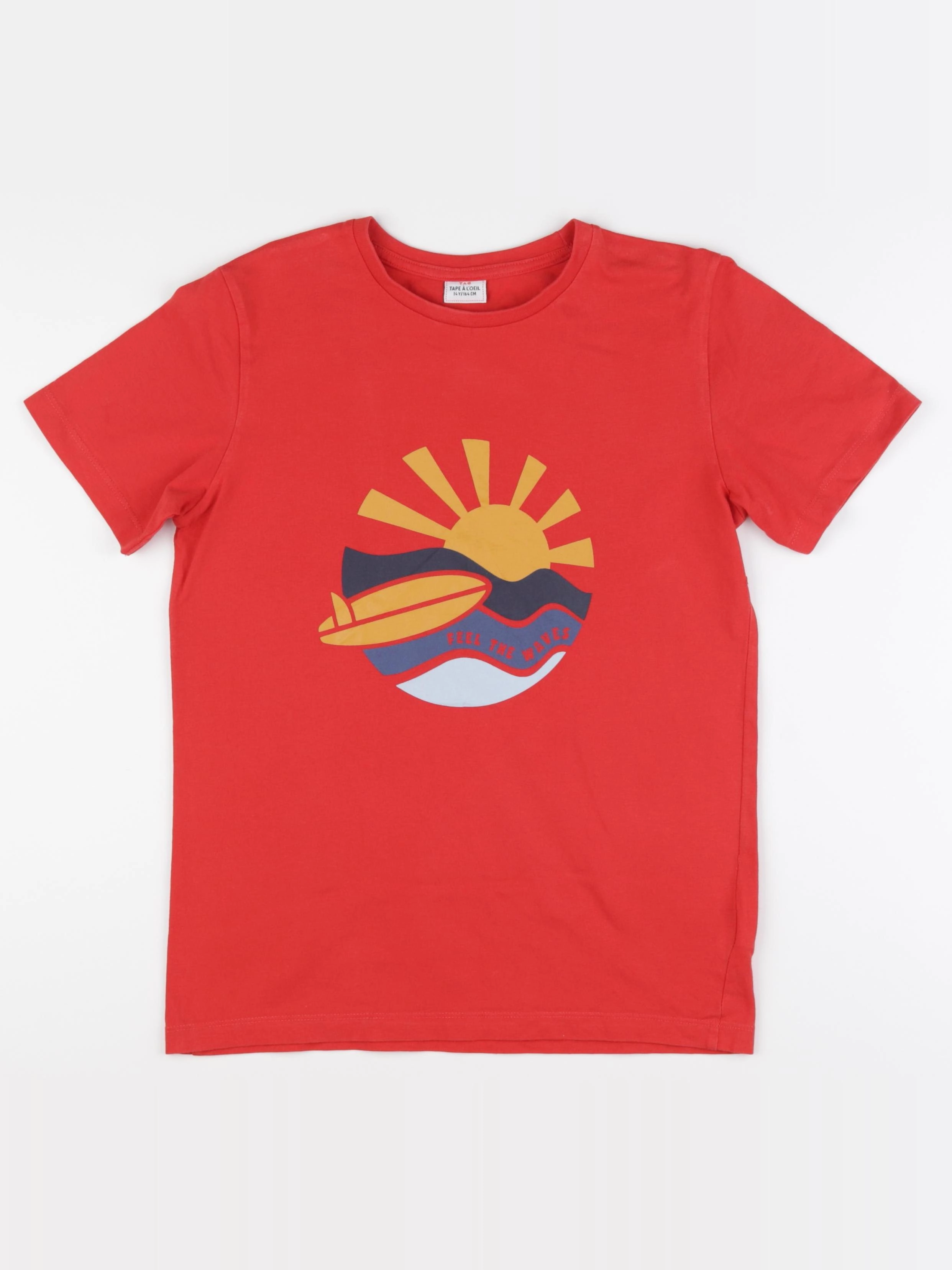 Tape à l'oeil - tee-shirt rouge - 14 ans