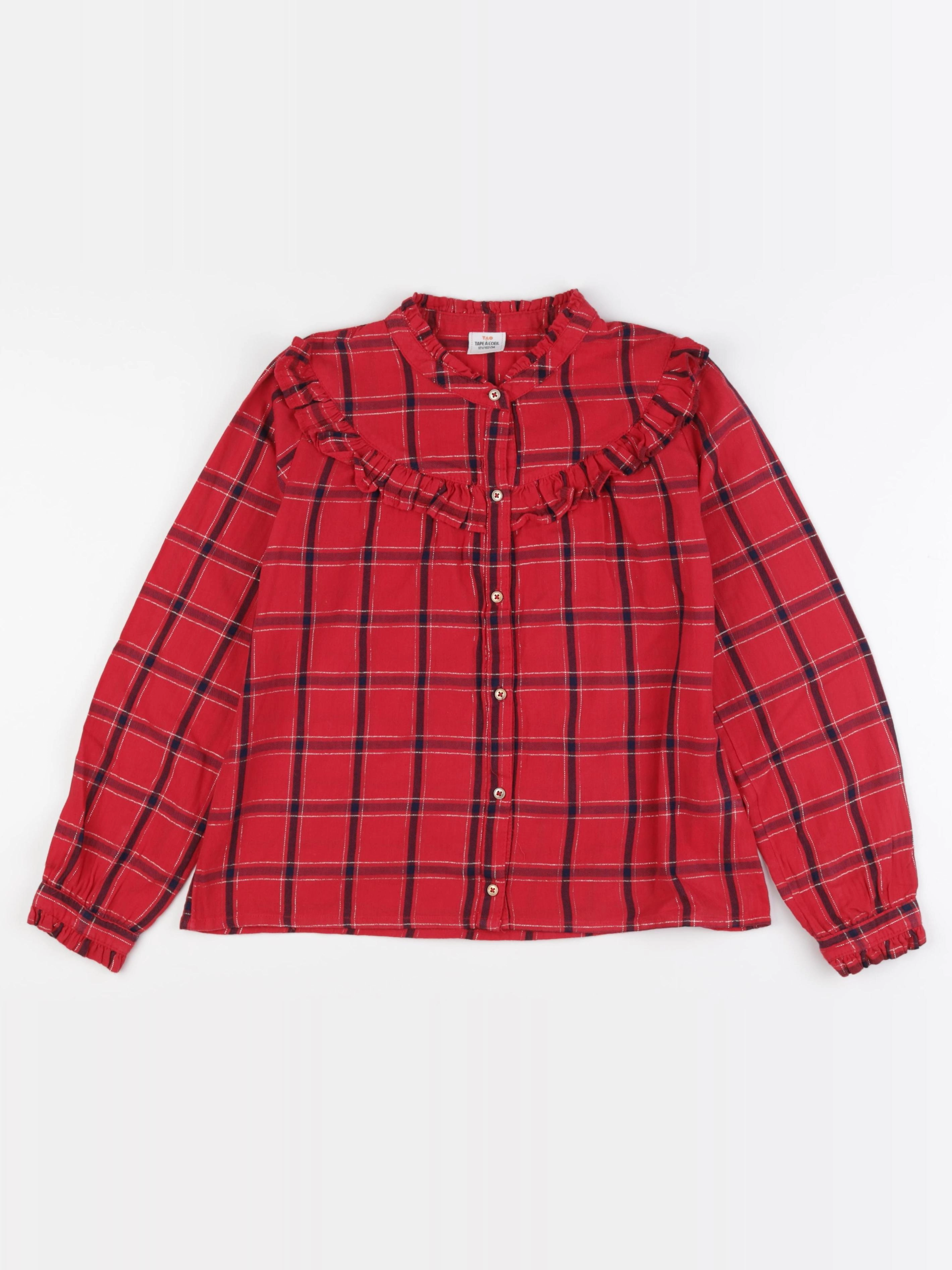 Tape à l'oeil - blouse rouge - 12 ans