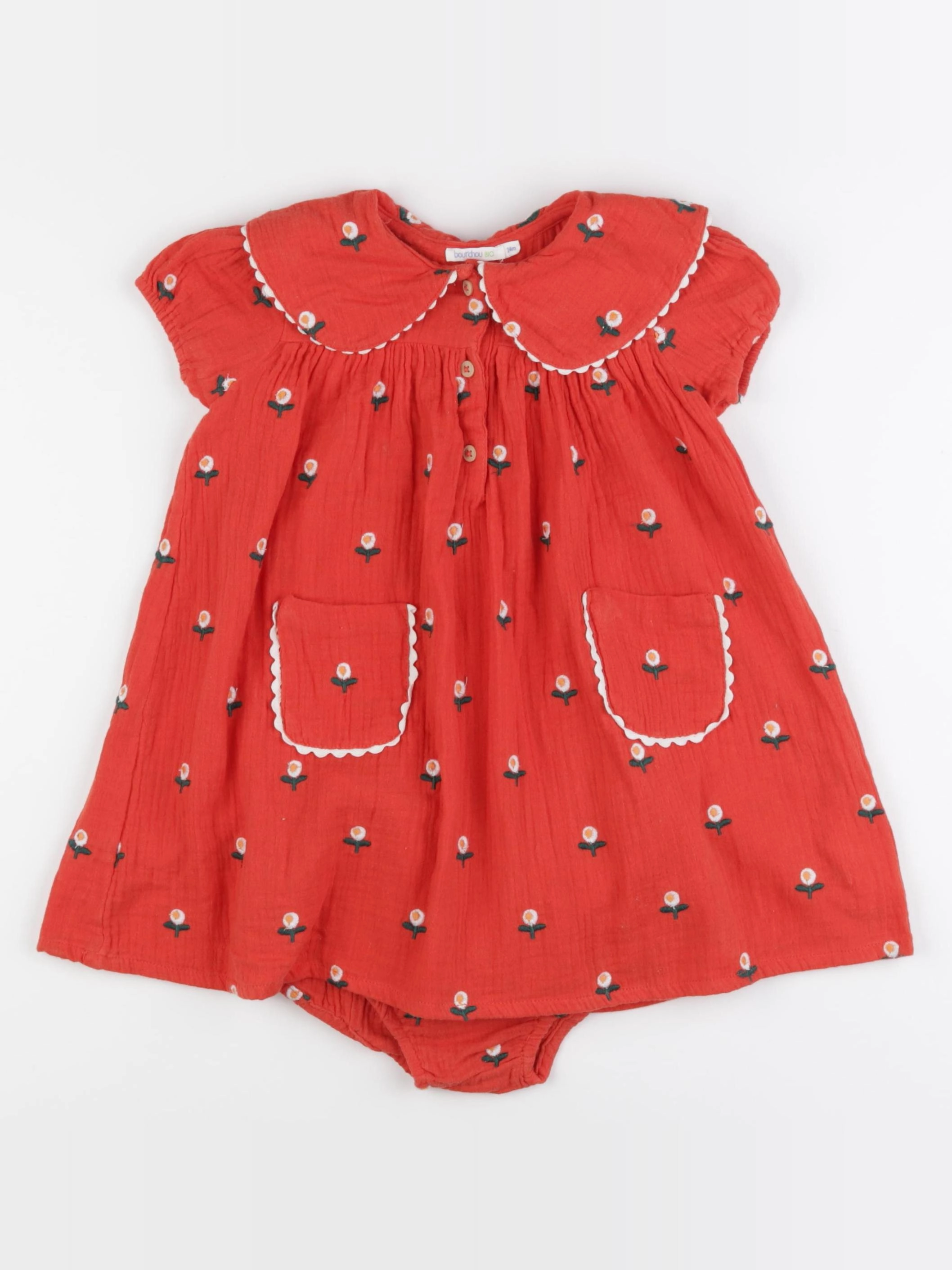 Boutchou - robe rouge - 24 mois
