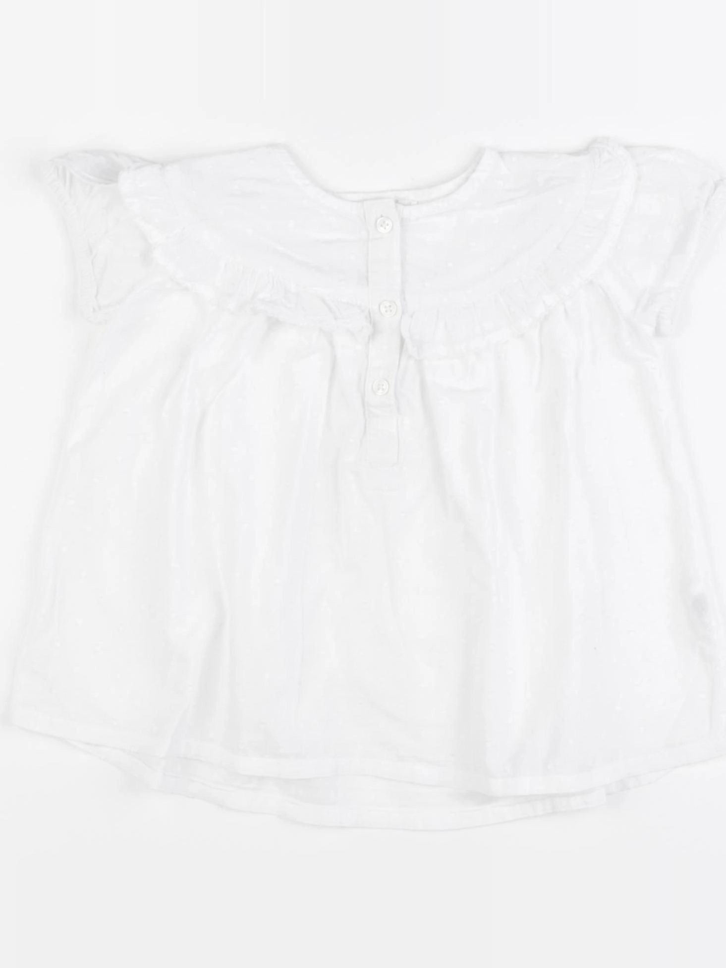 Boutchou - blouse blanc - 24 mois