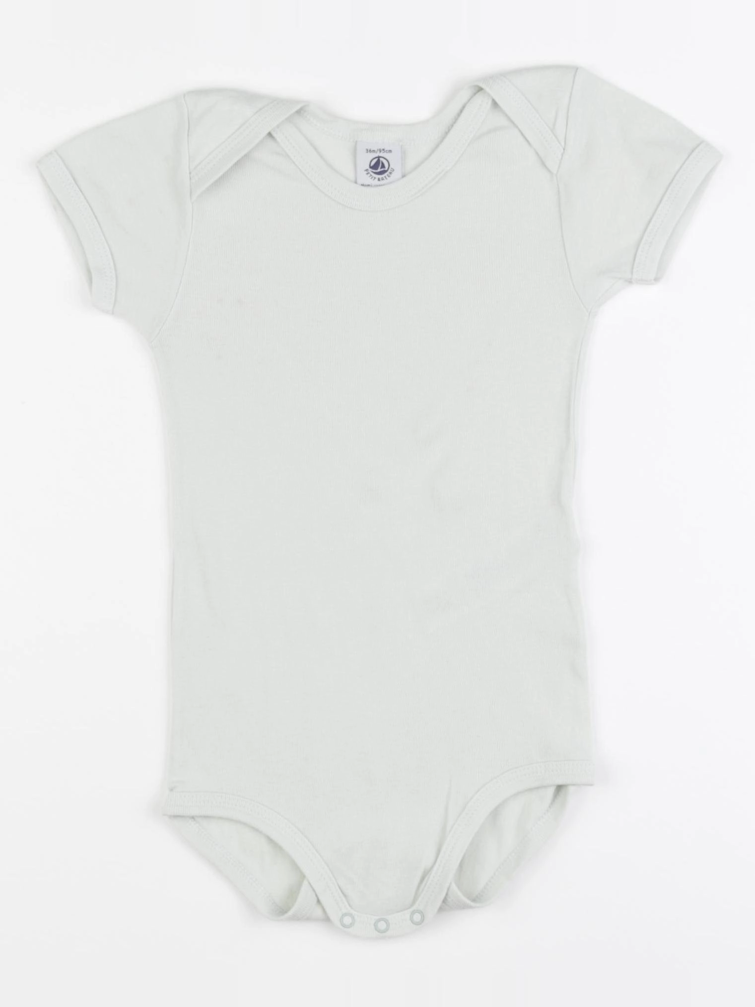 Petit Bateau - body vert - 36 mois