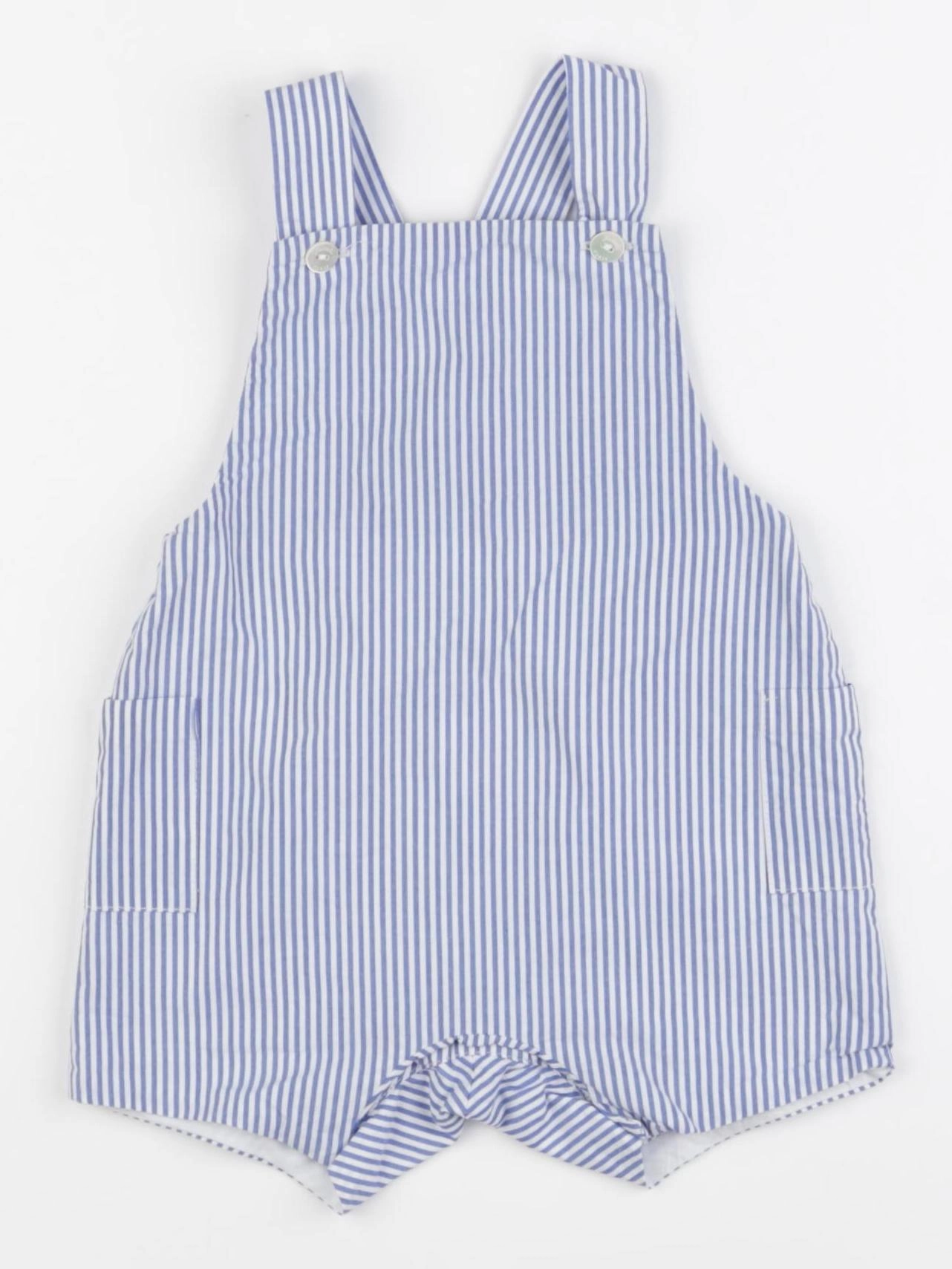 Jacadi - salopette blanc, bleu - 12 mois