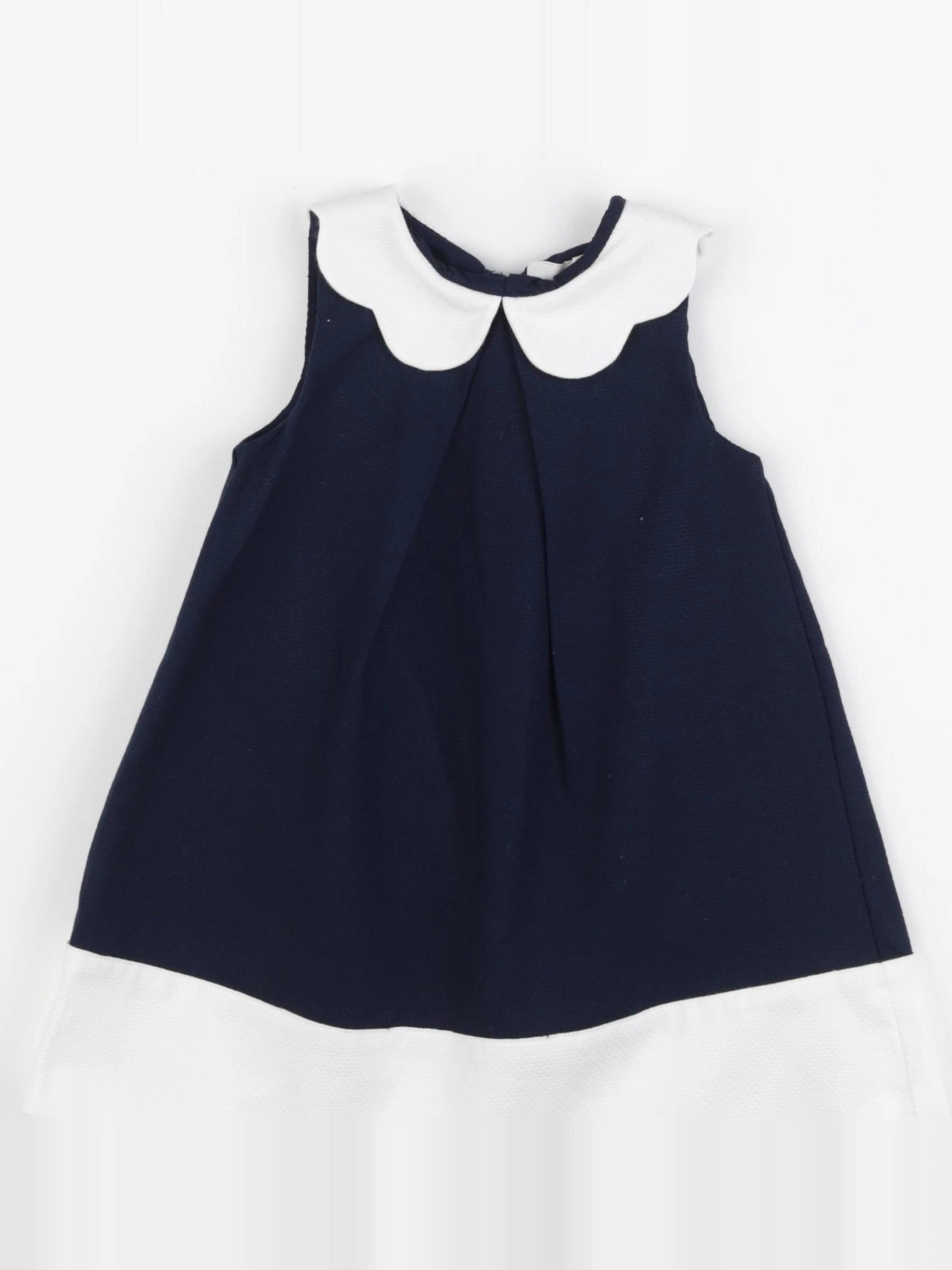 Jacadi - robe bleu, blanc - 24 mois