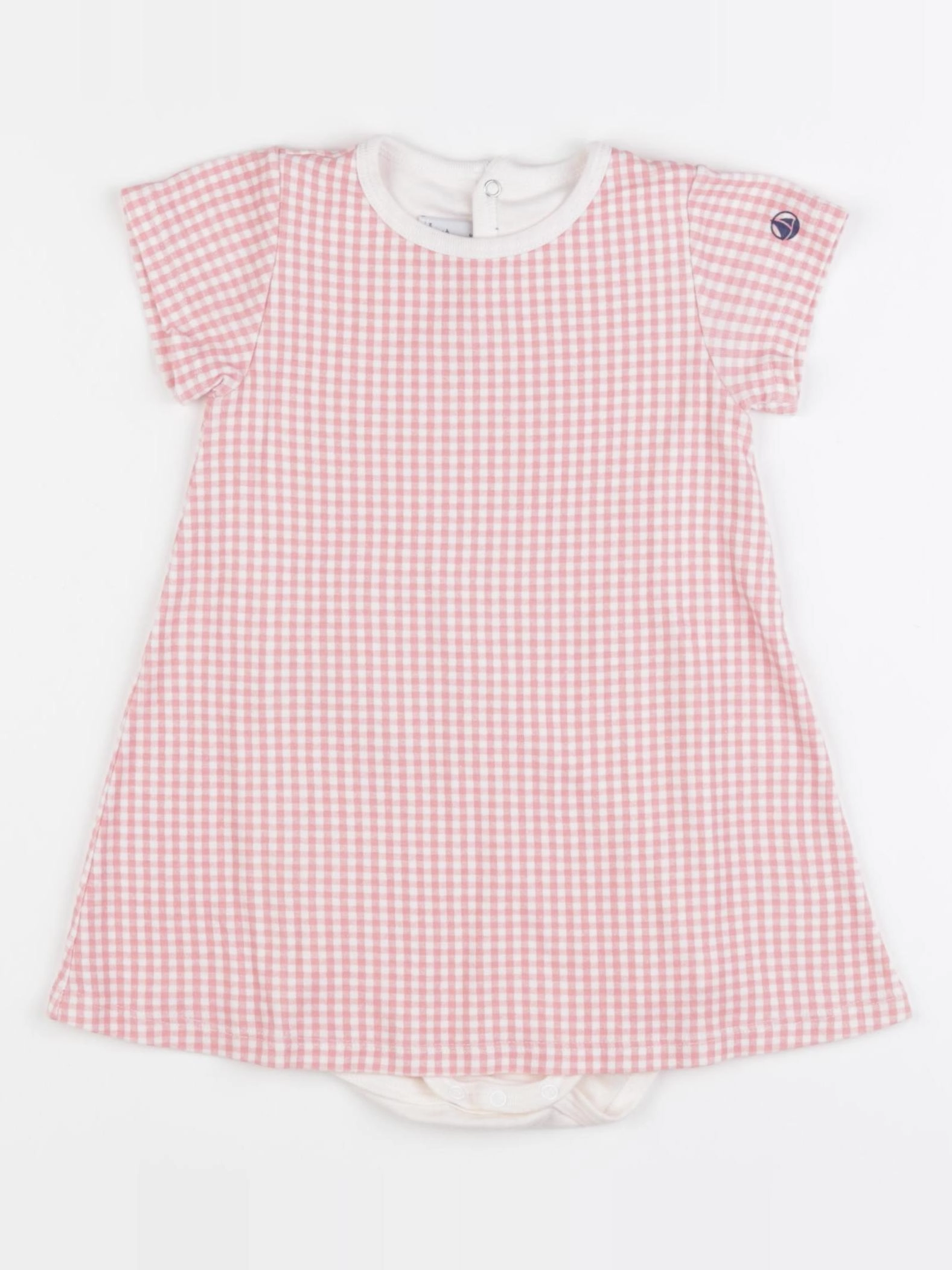 Petit Bateau - body robe rose - 36 mois