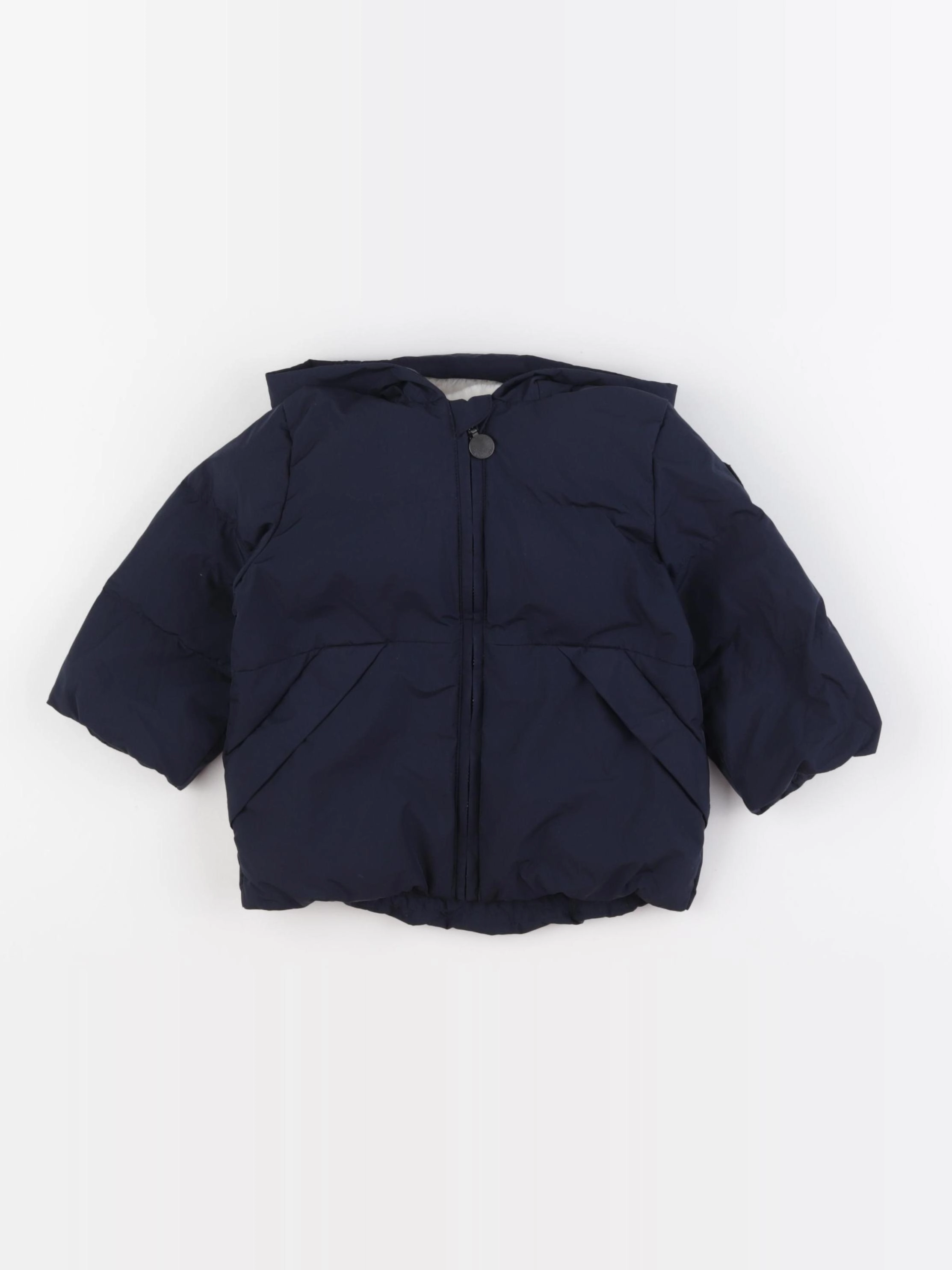 Bonpoint - parka bleu - 12 mois
