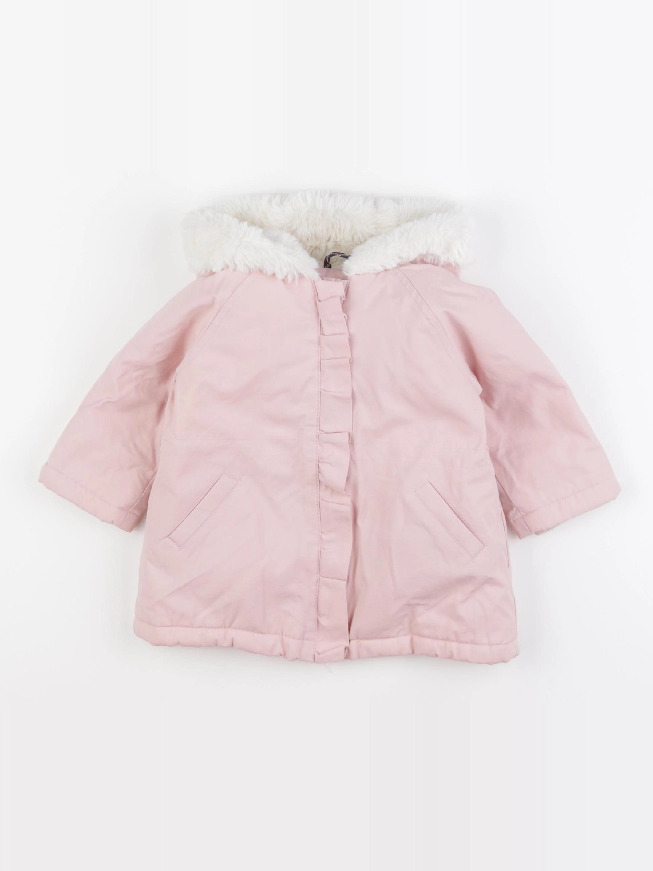 Cyrillus - parka rose - 12 mois