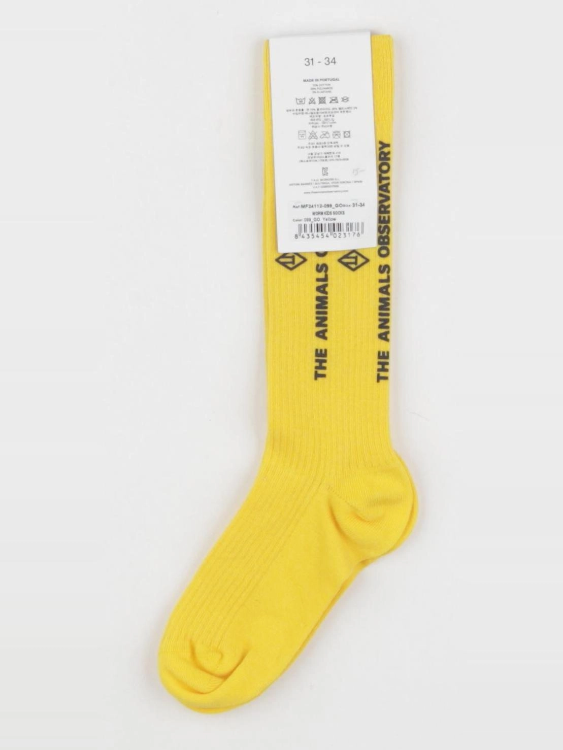 The animals observatory - chaussettes jaune - 8/10 ans