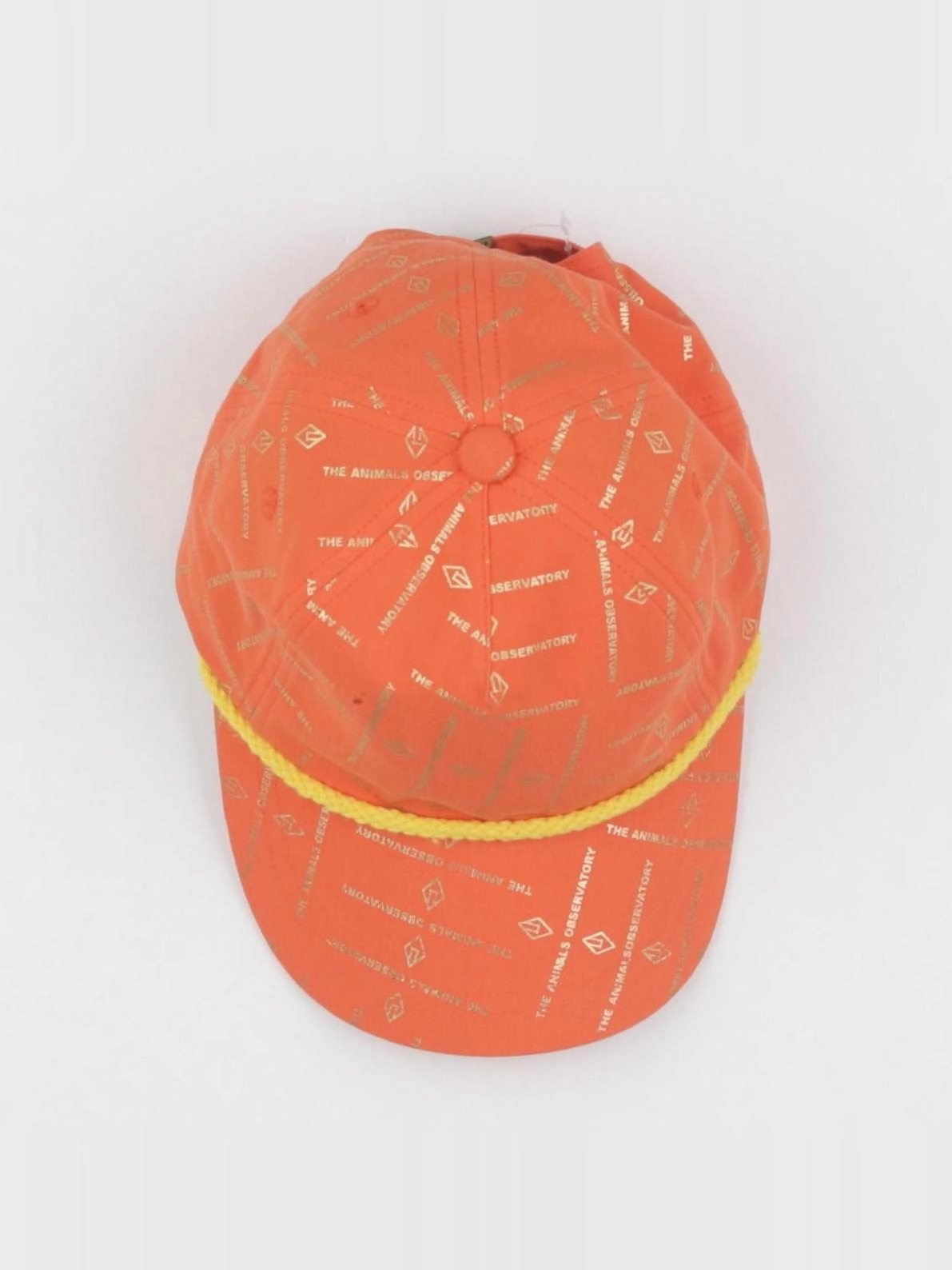 The animals observatory - casquette orange, or - 5/6 ans