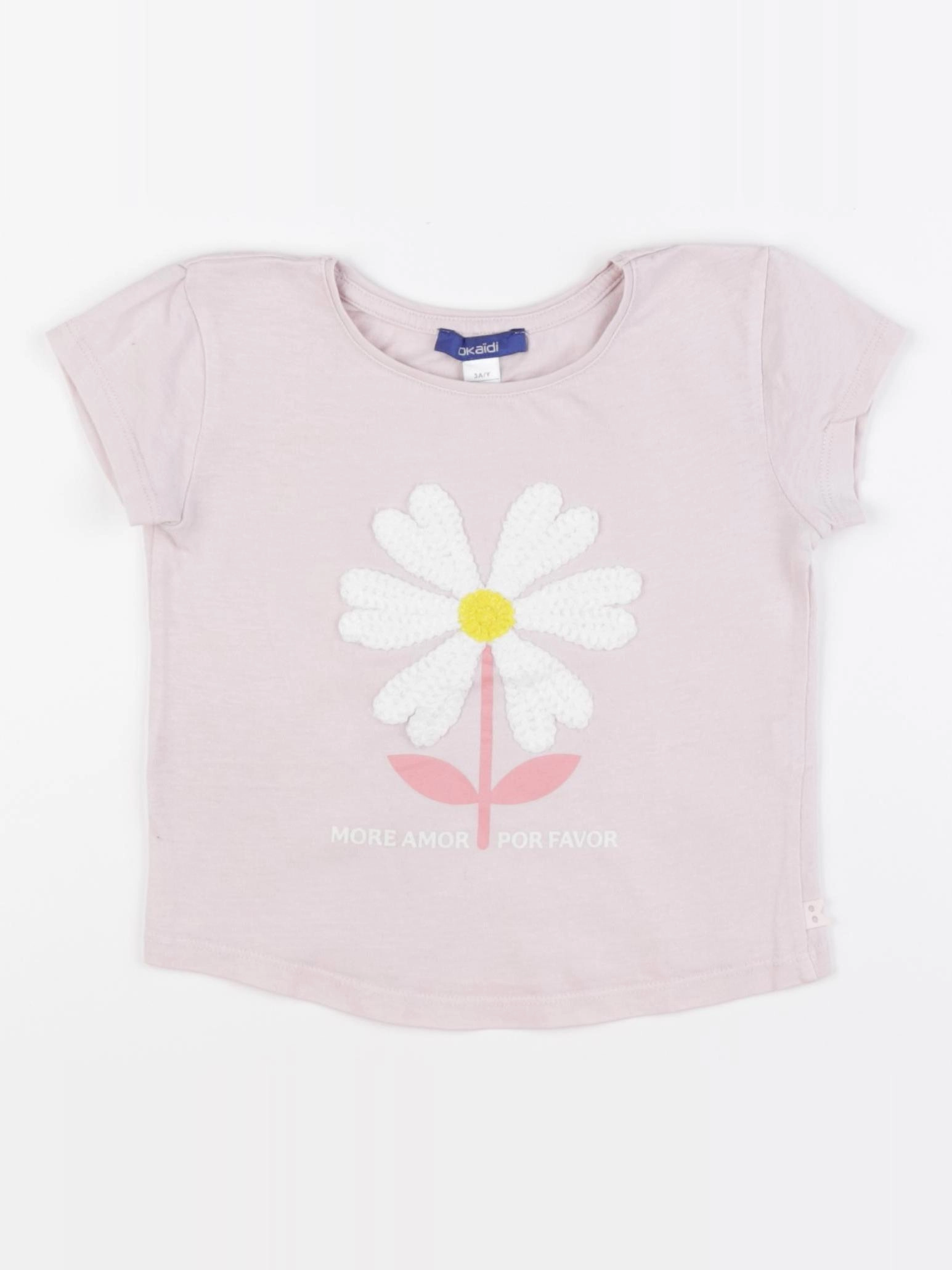 Okaidi - tee-shirt rose - 3 ans