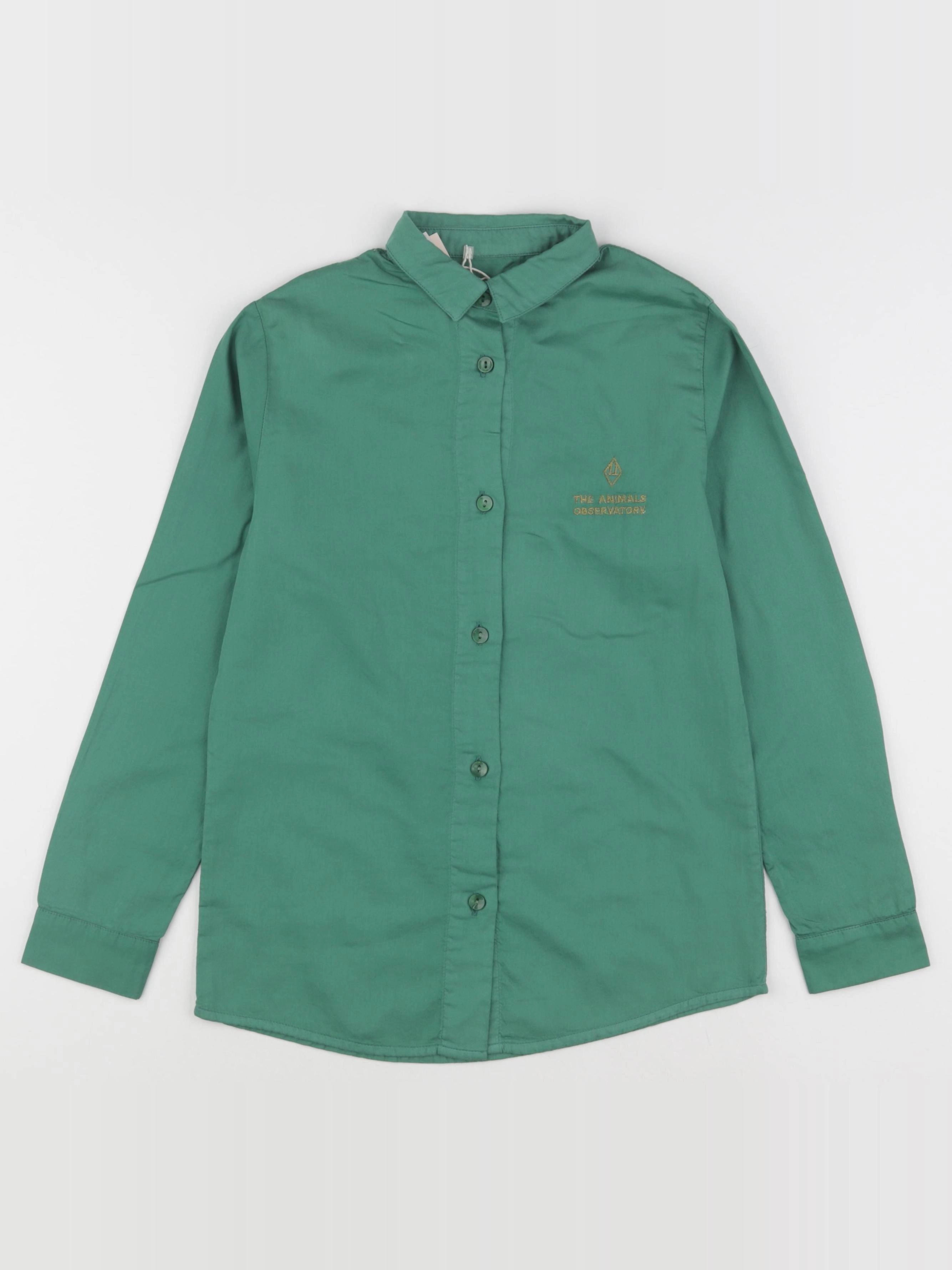 The animals observatory - chemise vert - 8 ans