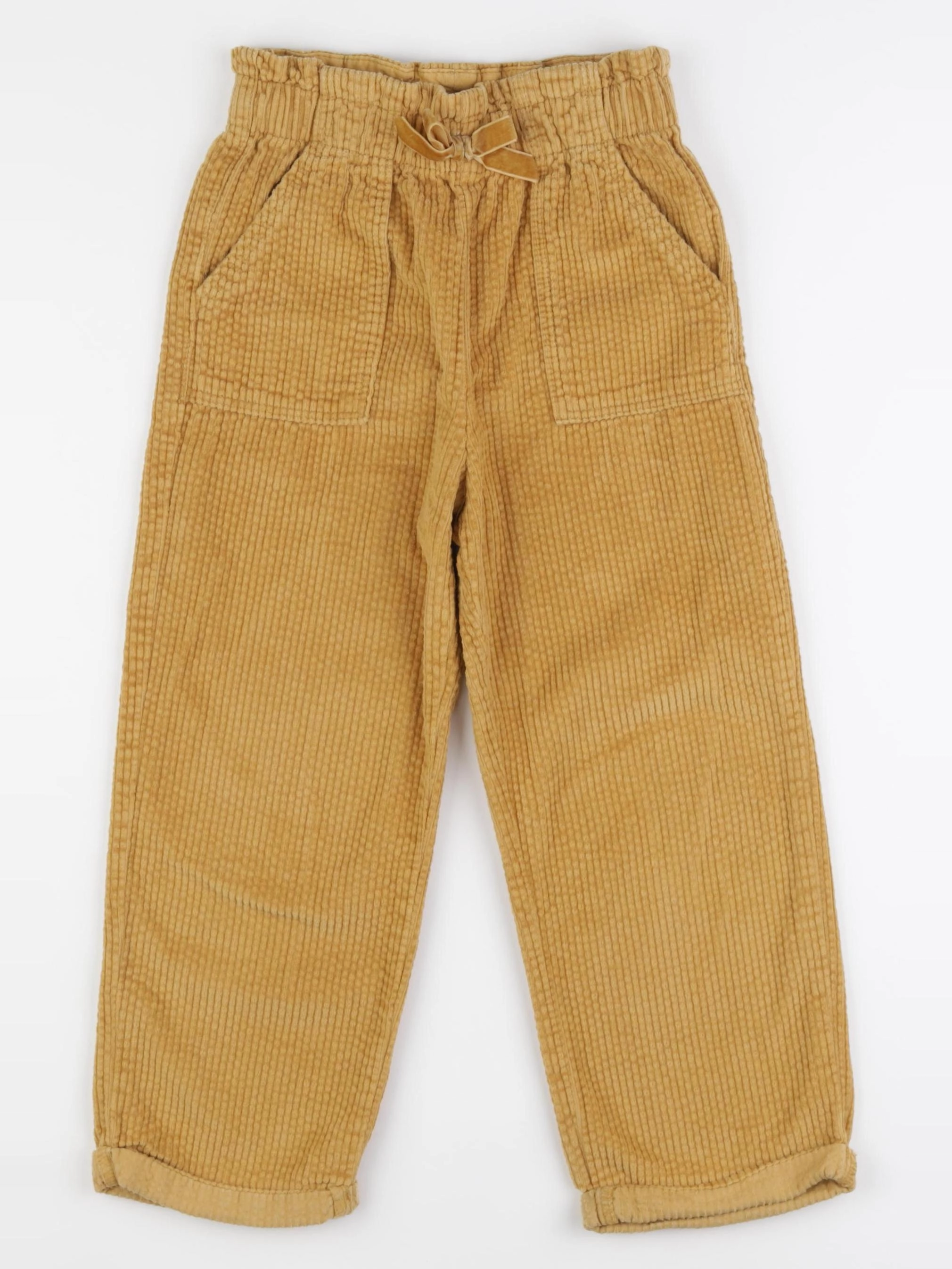 Vertbaudet - pantalon jaune - 7 ans