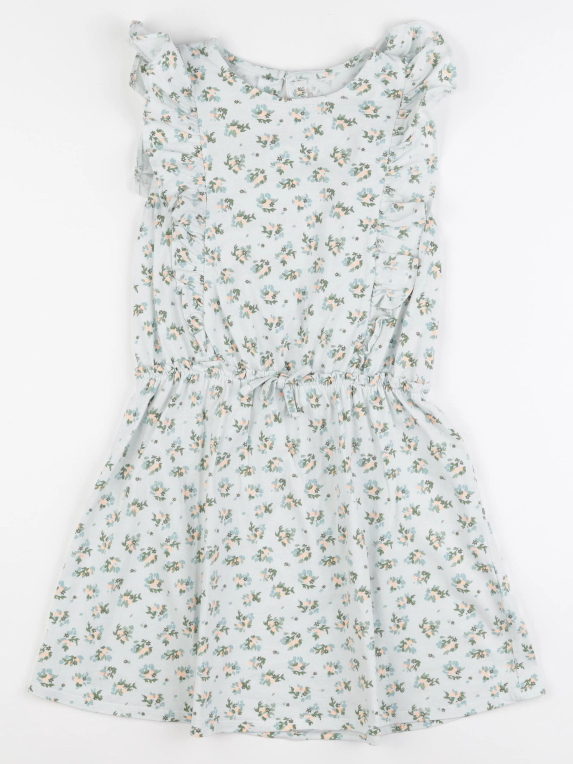 Vertbaudet - robe vert - 8 ans