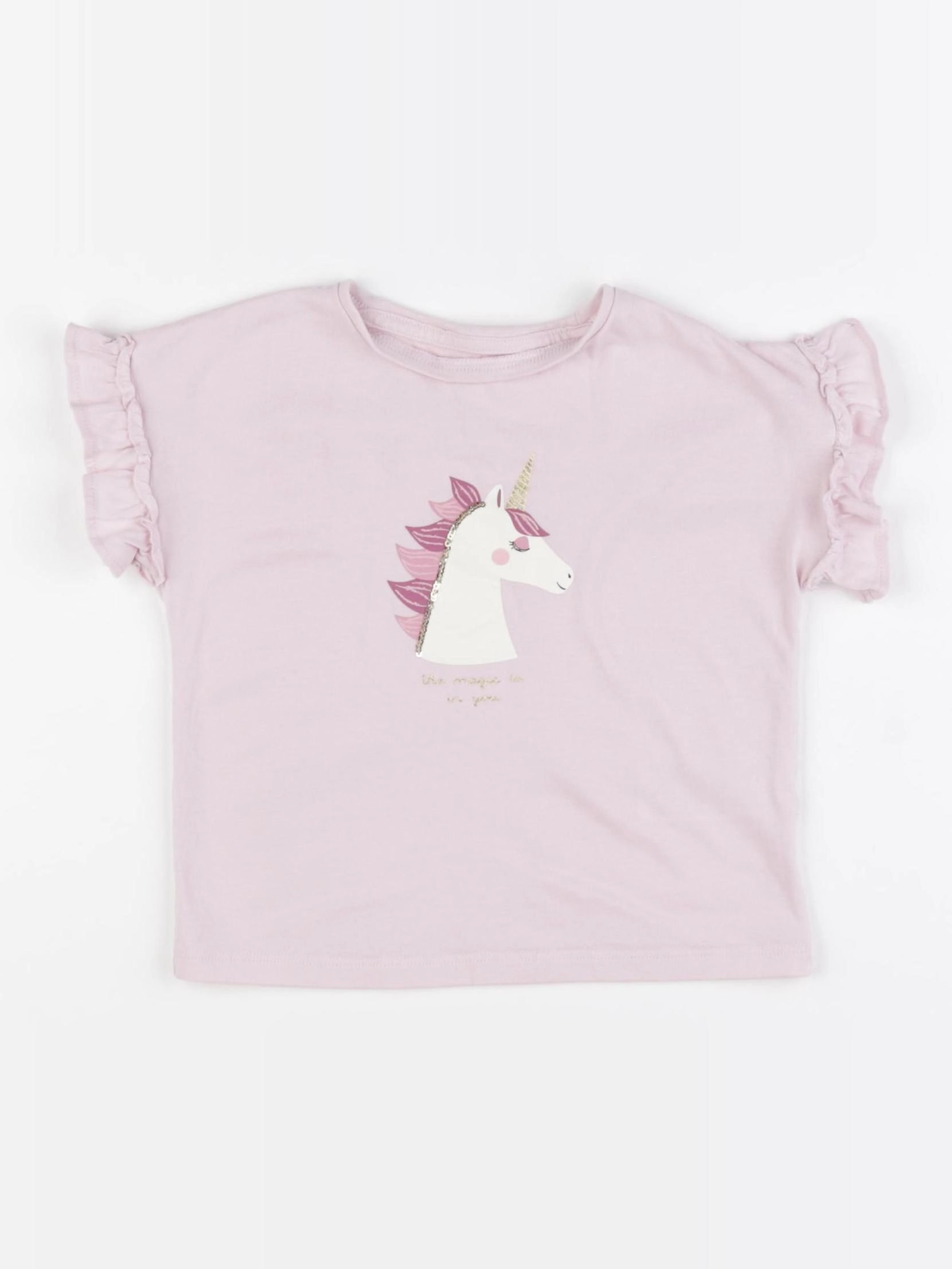 Vertbaudet - tee-shirt rose - 3 ans