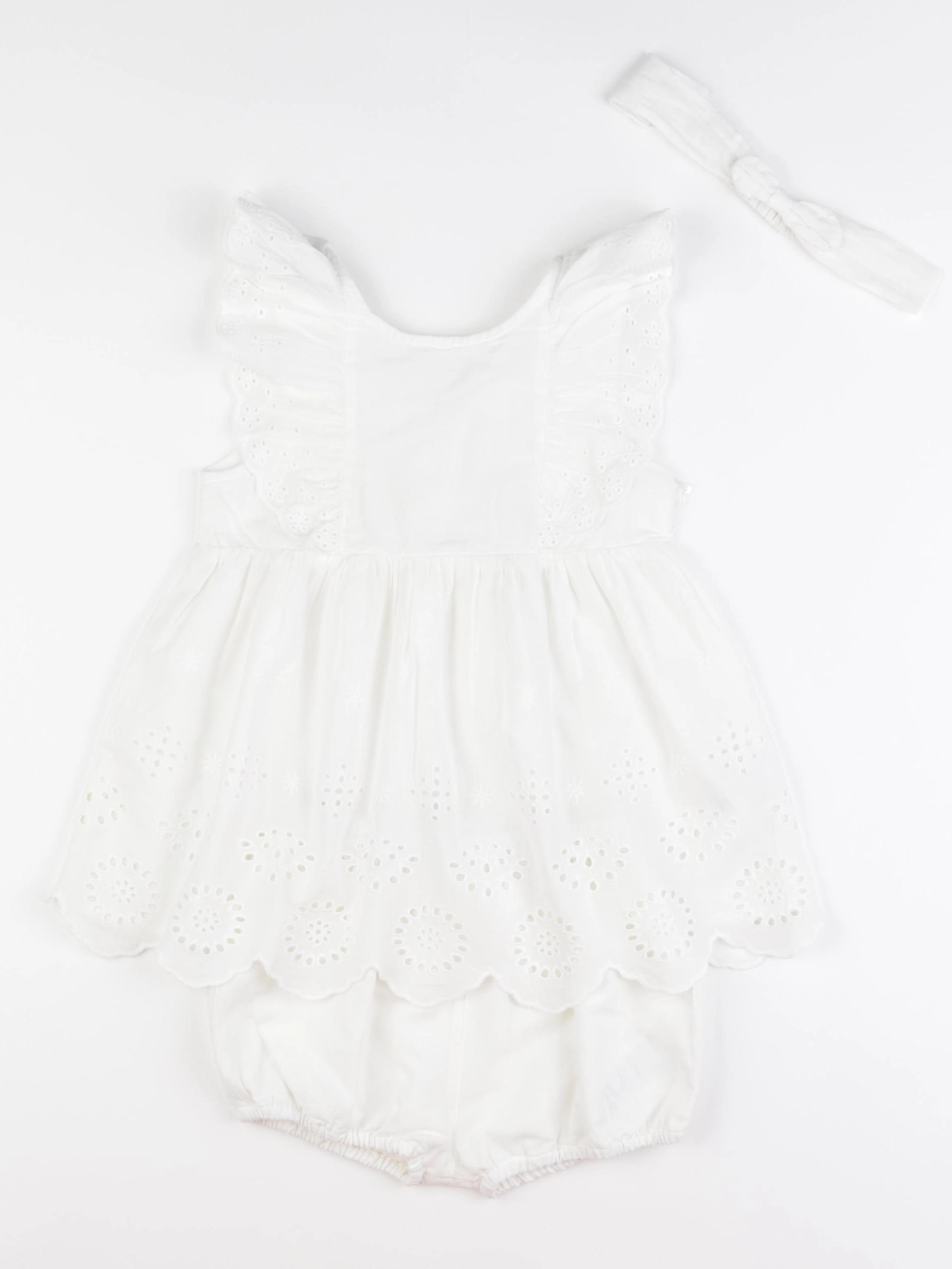 Vertbaudet - robe blanc - 3 ans