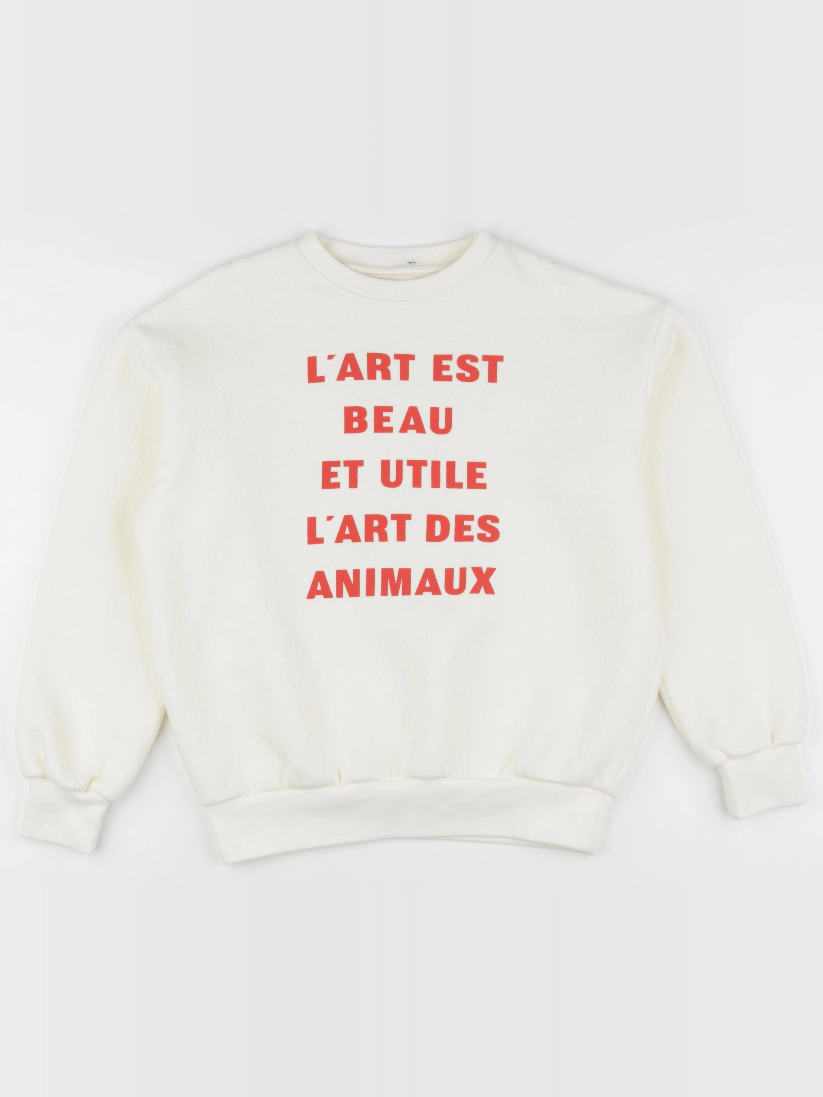 The animals observatory - sweat beige - 8 ans