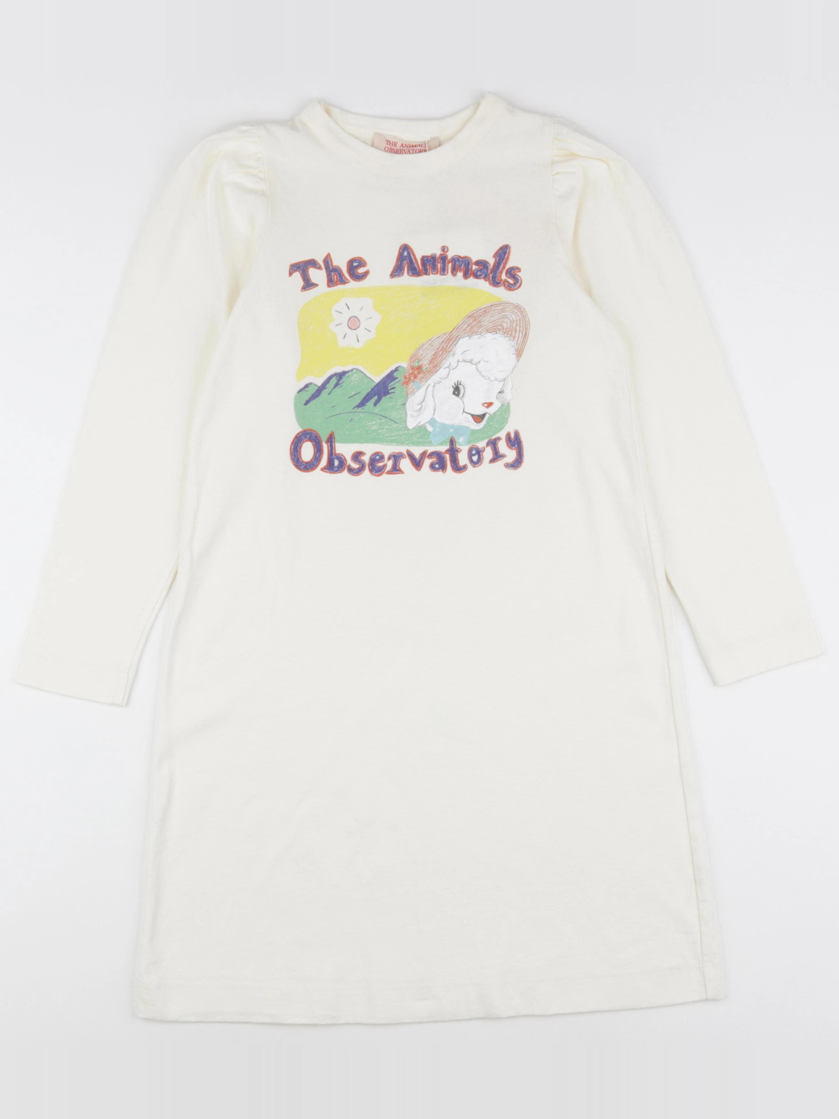 The animals observatory - robe beige - 8 ans