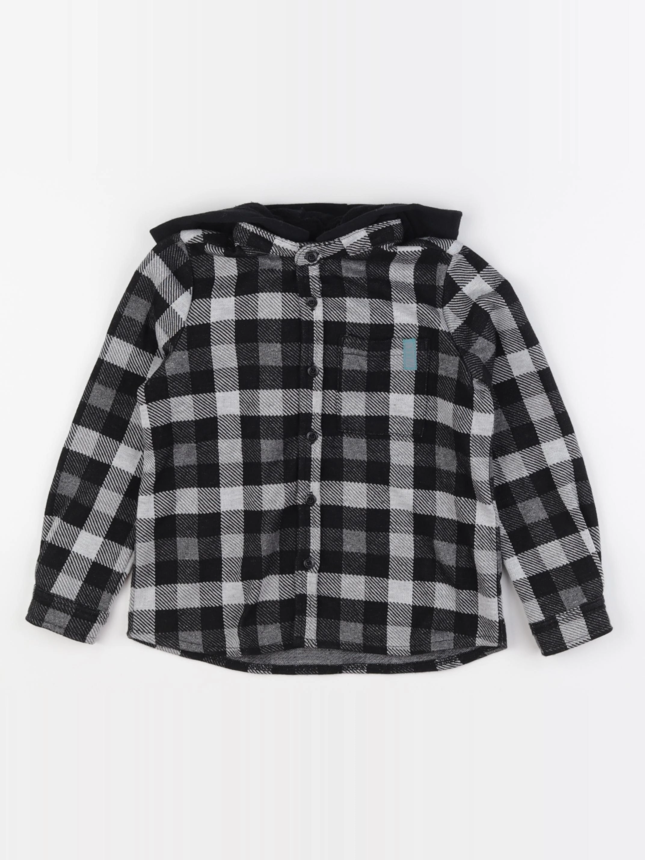 IKKS - chemise gris, noir - 4 ans