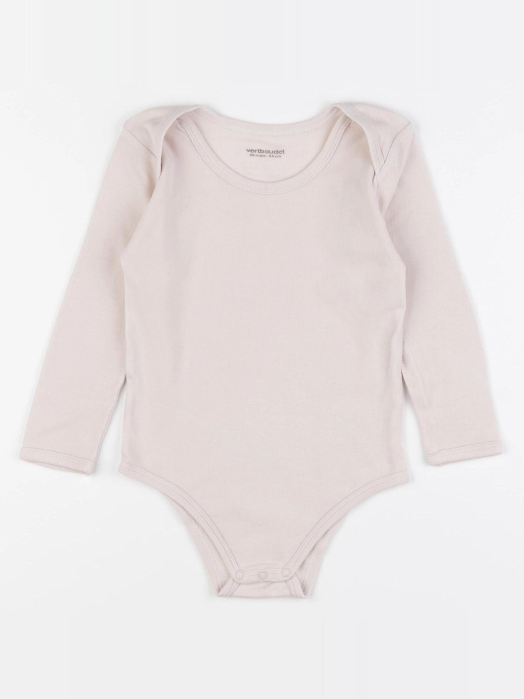Vertbaudet - body rose - 36 mois