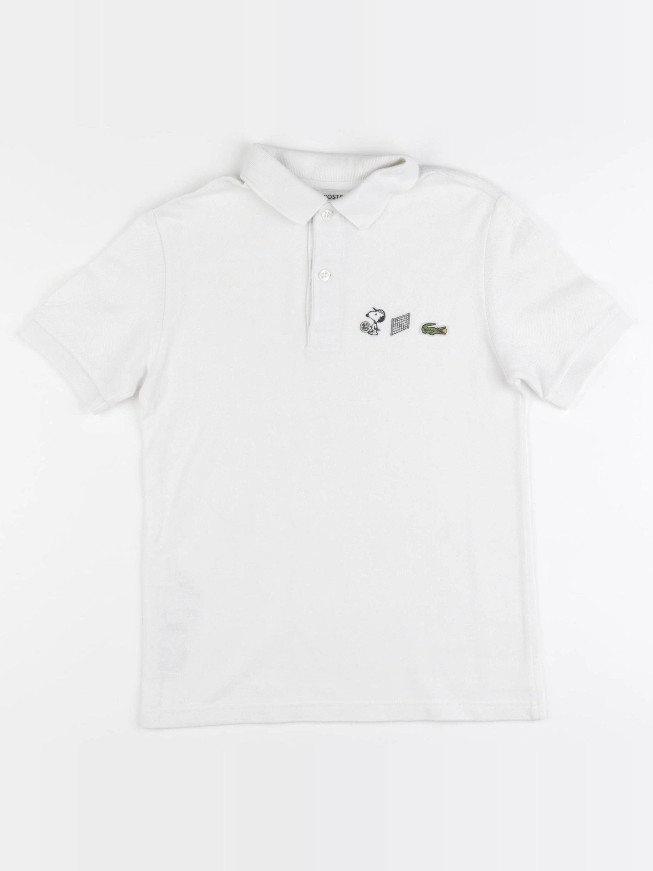 Lacoste - polo blanc - 8 ans