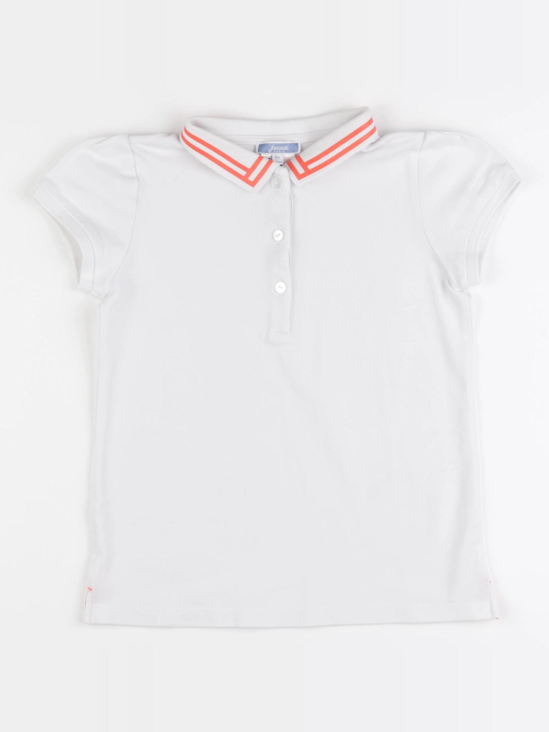 Jacadi - polo blanc - 8 ans