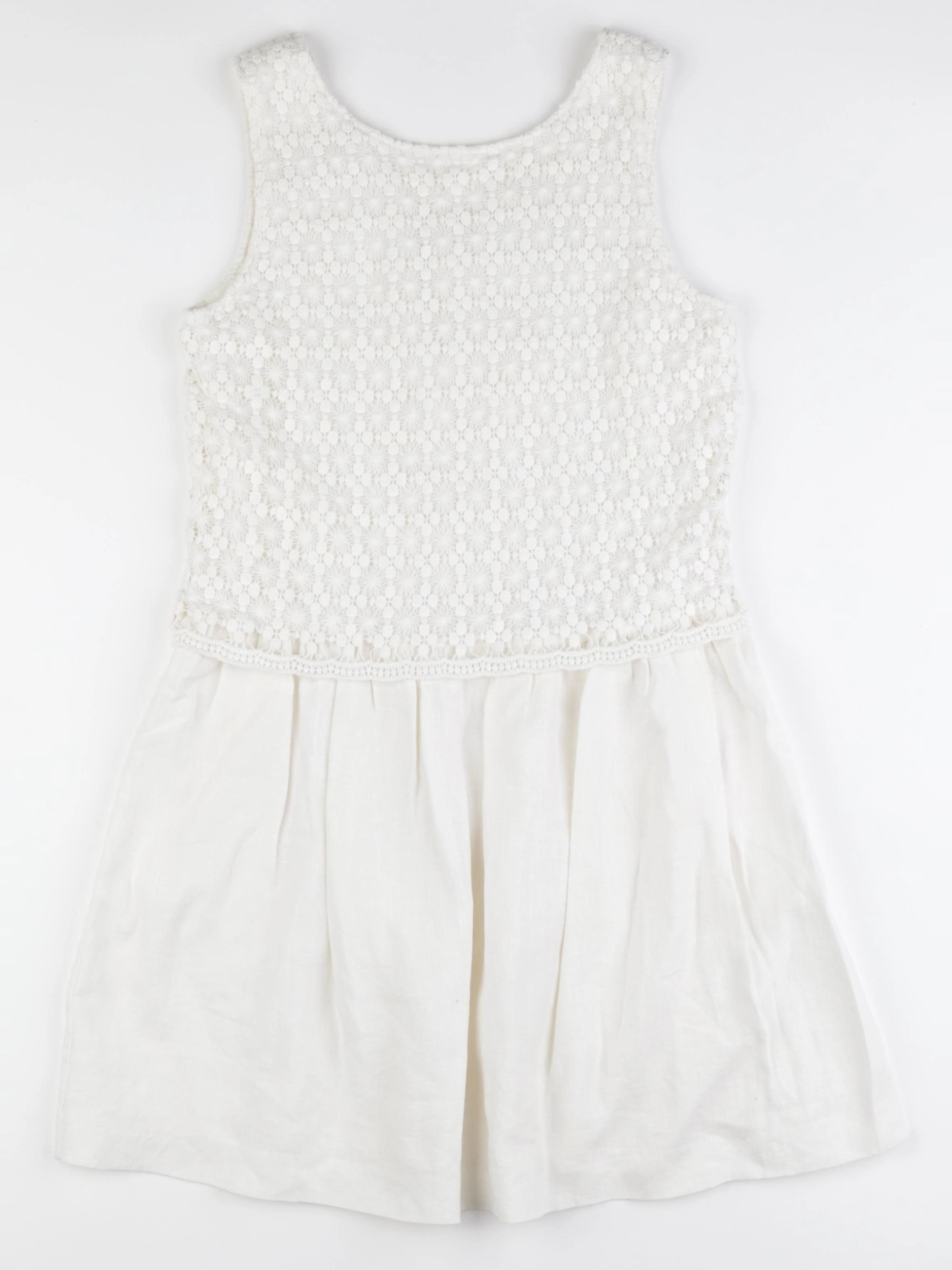 Cyrillus - robe blanc - 12 ans